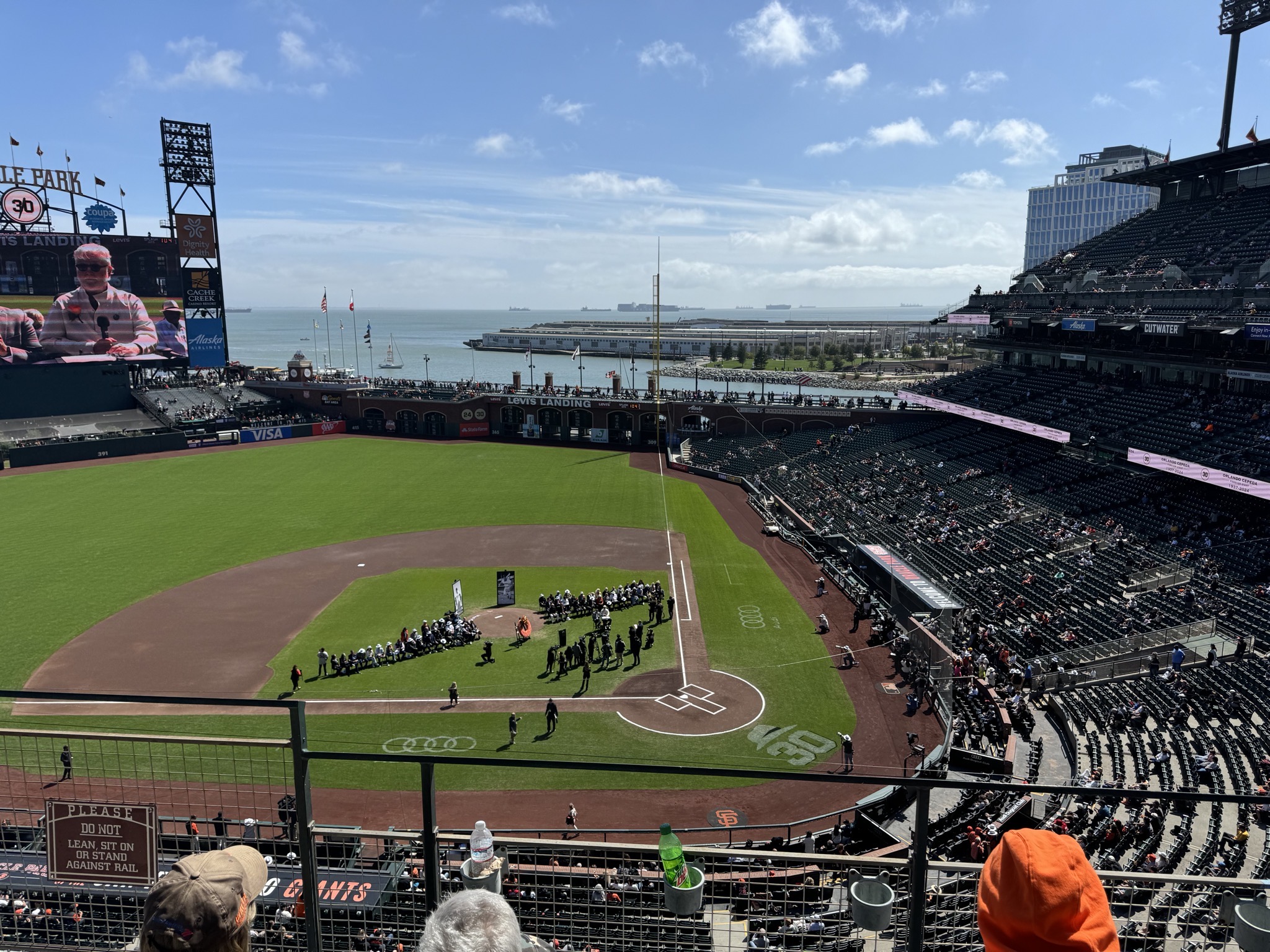 View from our seats