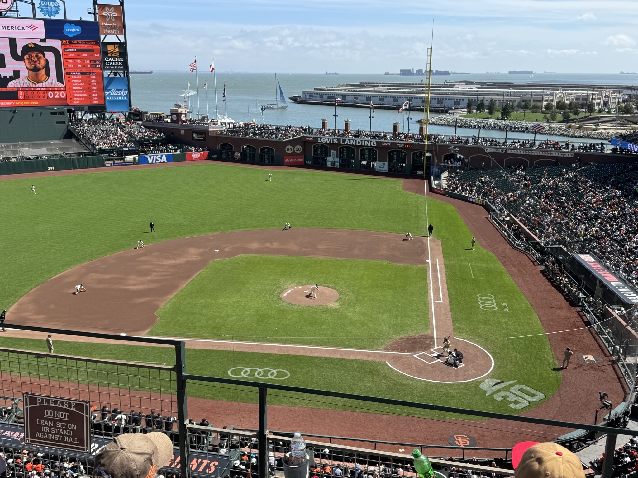 View from our seats