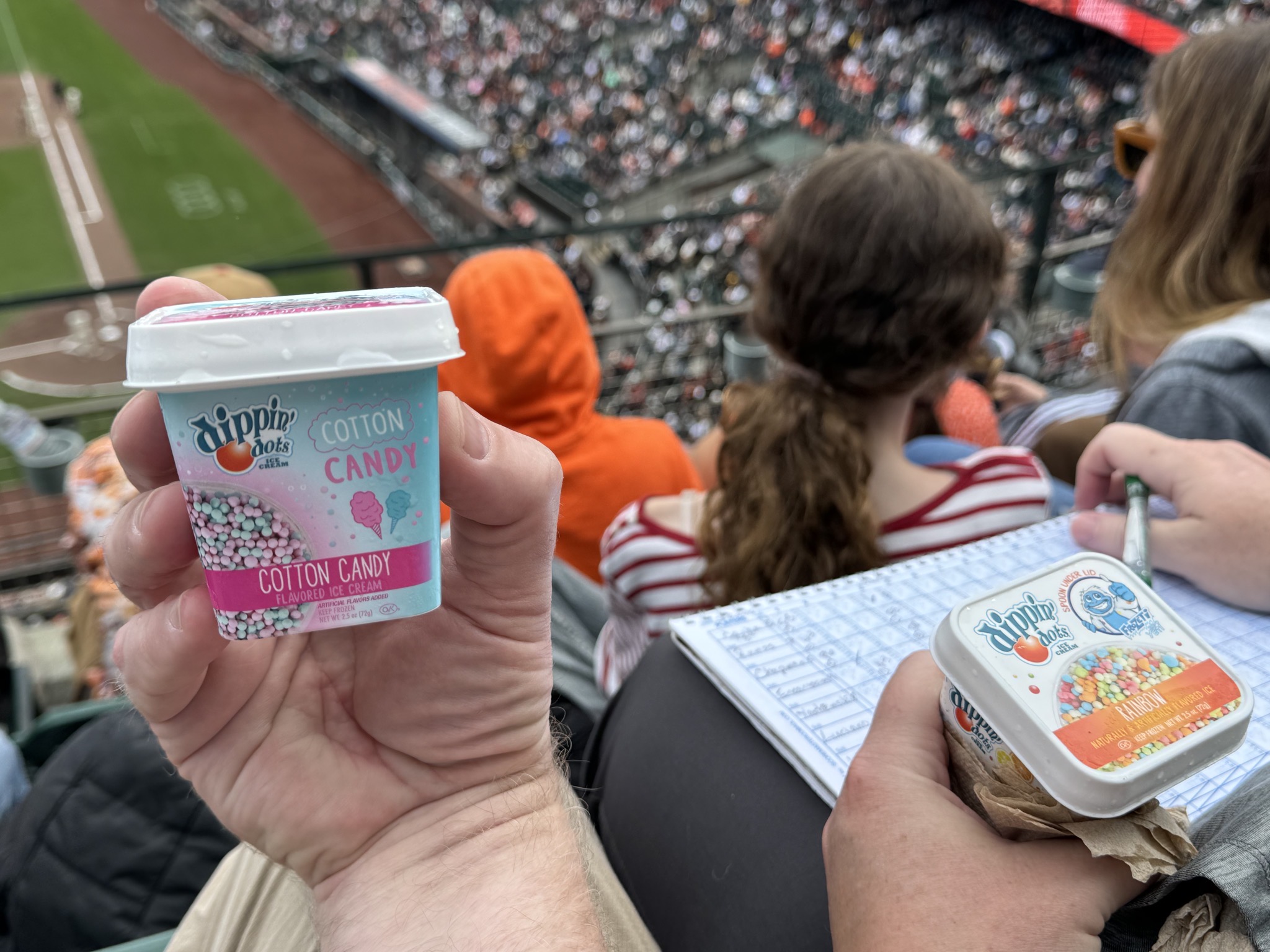 Our traditional ballpark dessert