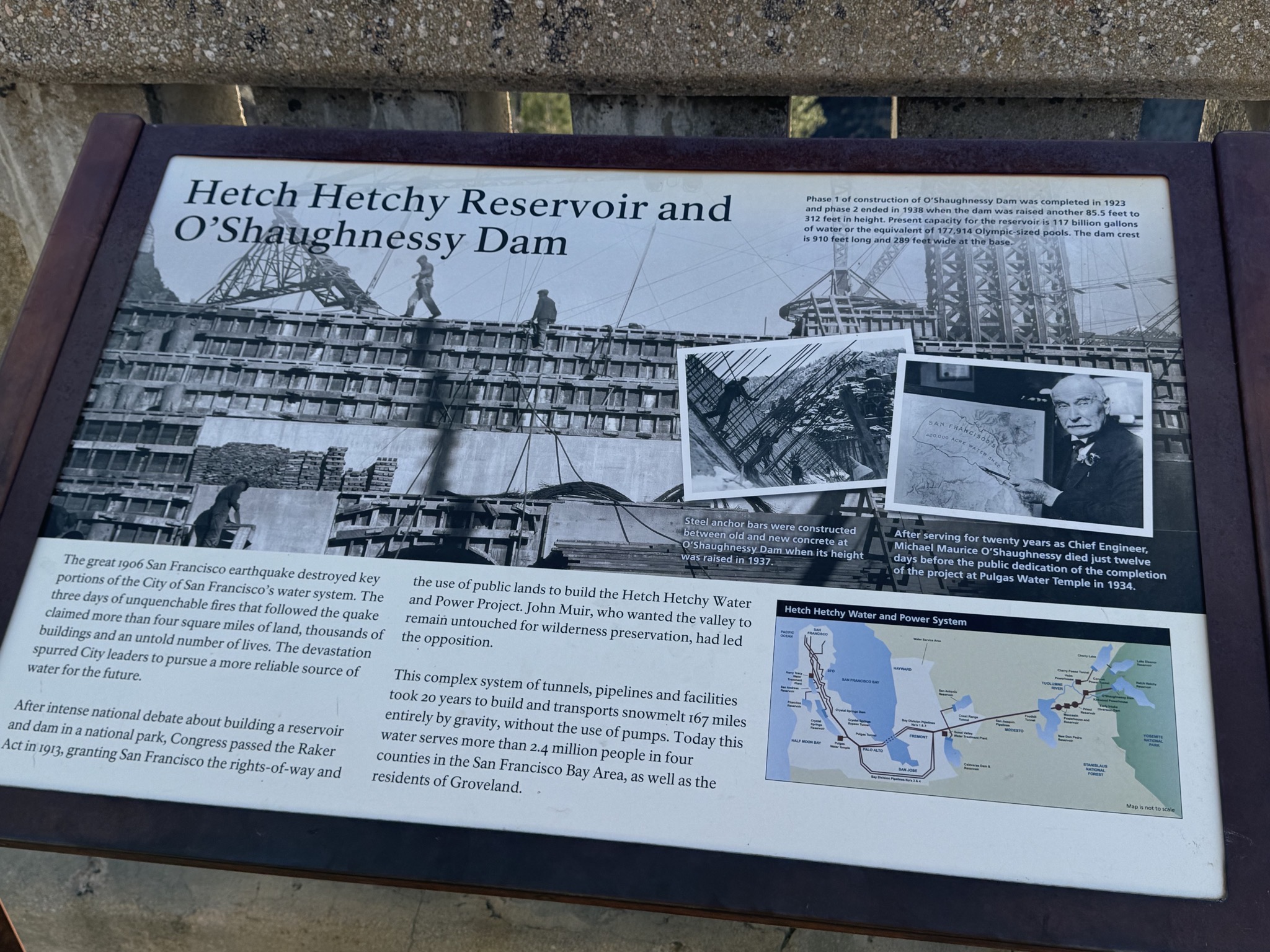 Hetch Hetchy dam