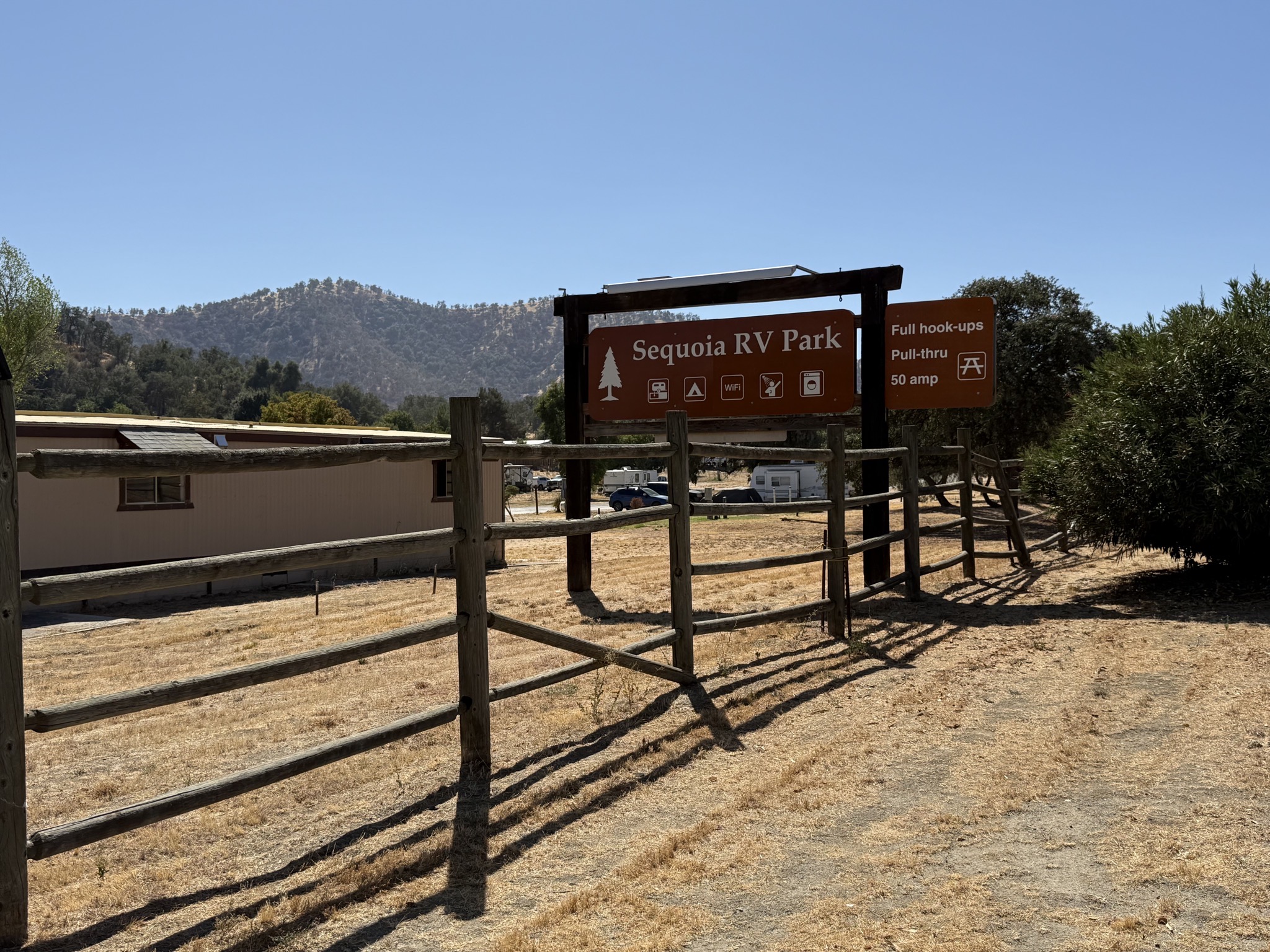 Entrance sign