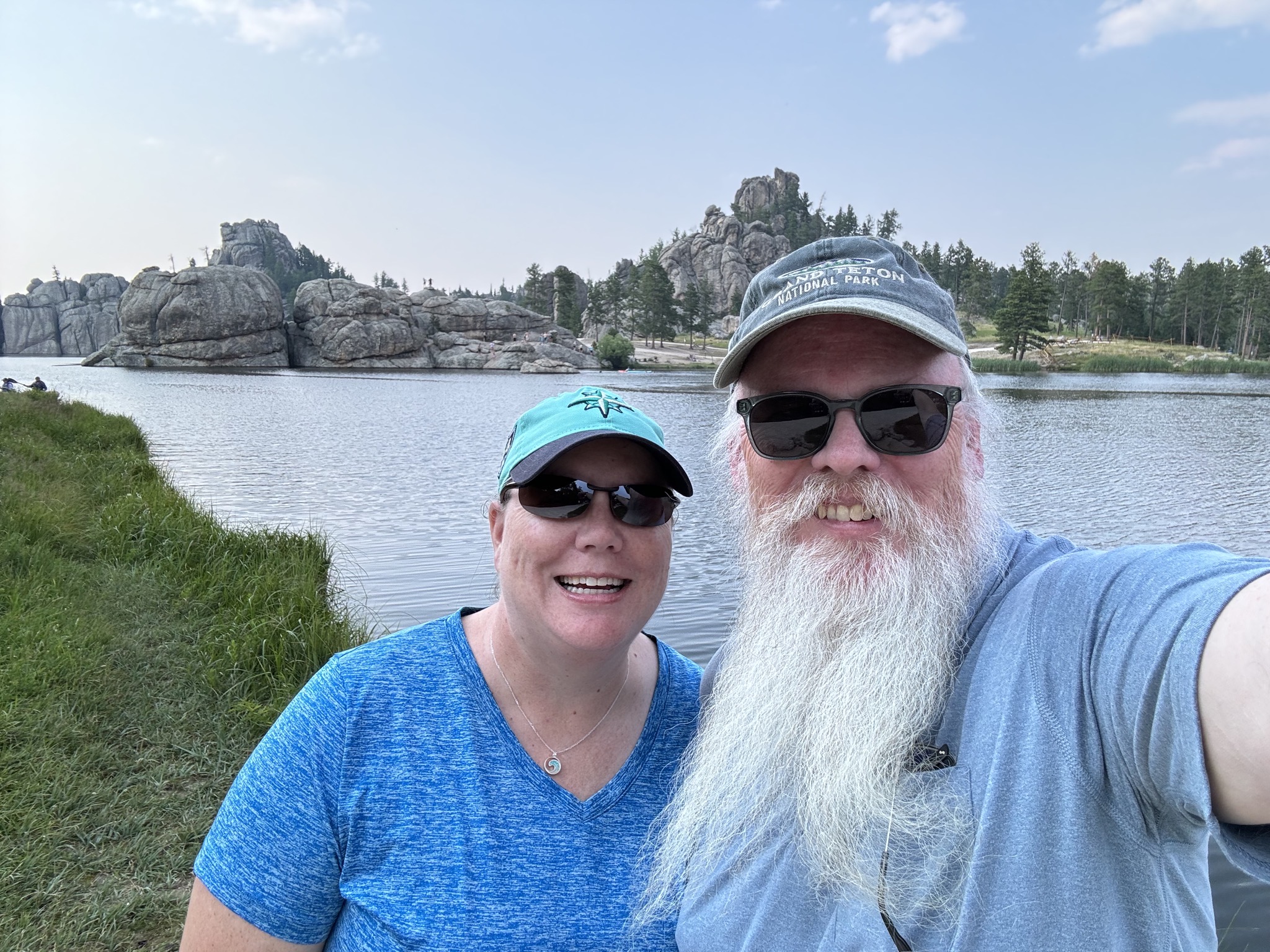Selfie at Sylvan Lake