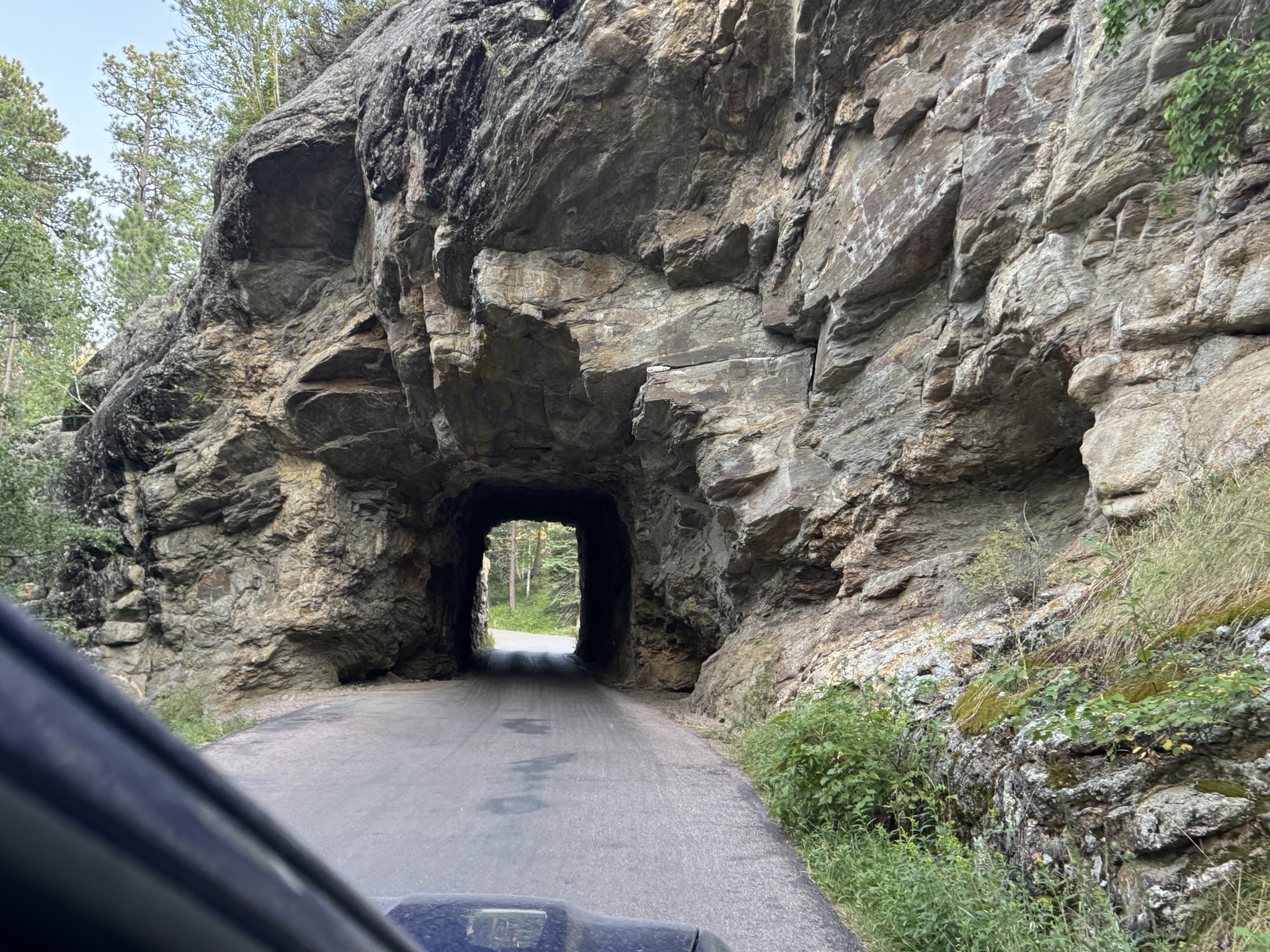 Narrow and short tunnel