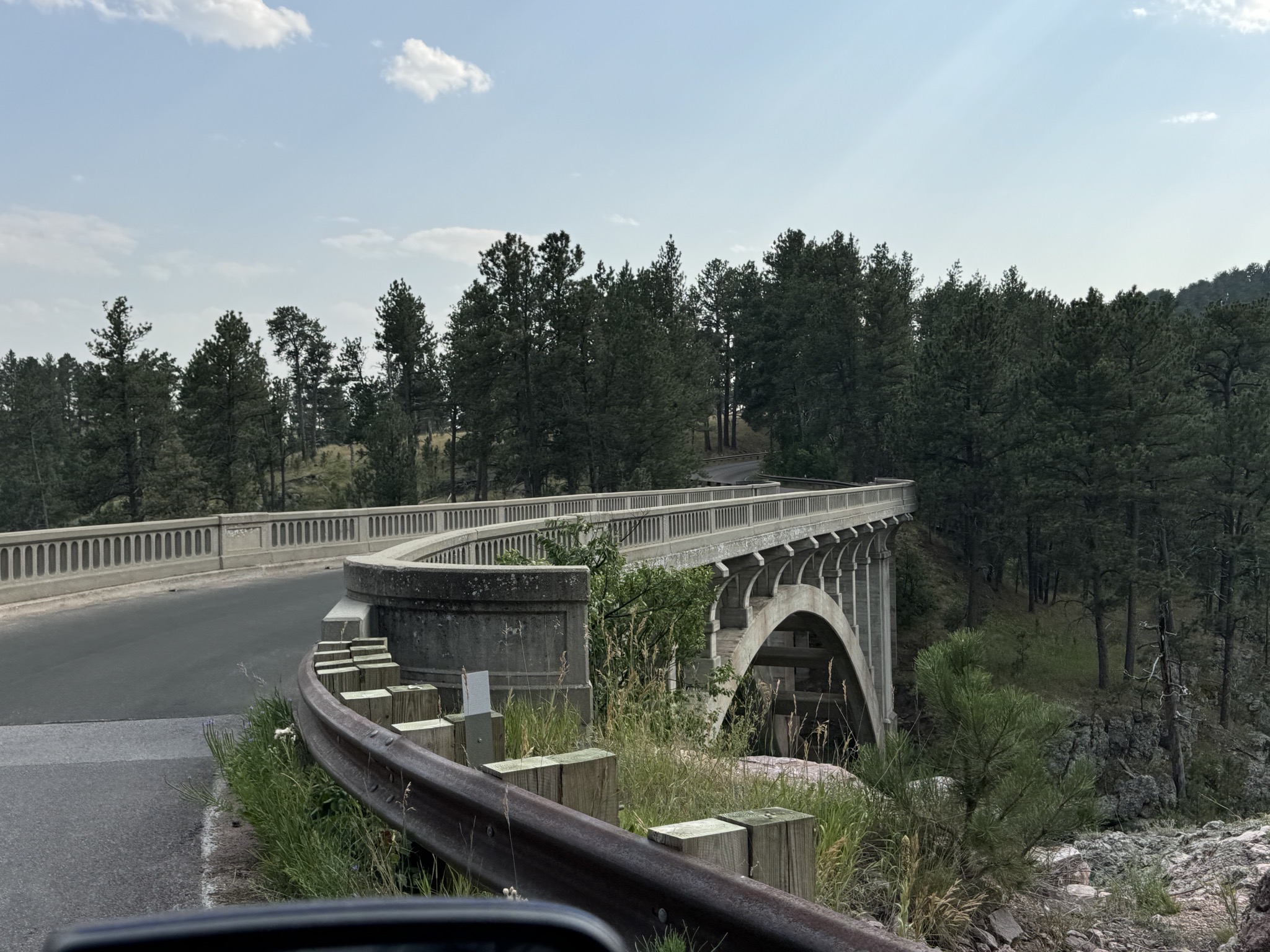 One way bridge in Wind Cave National Park
