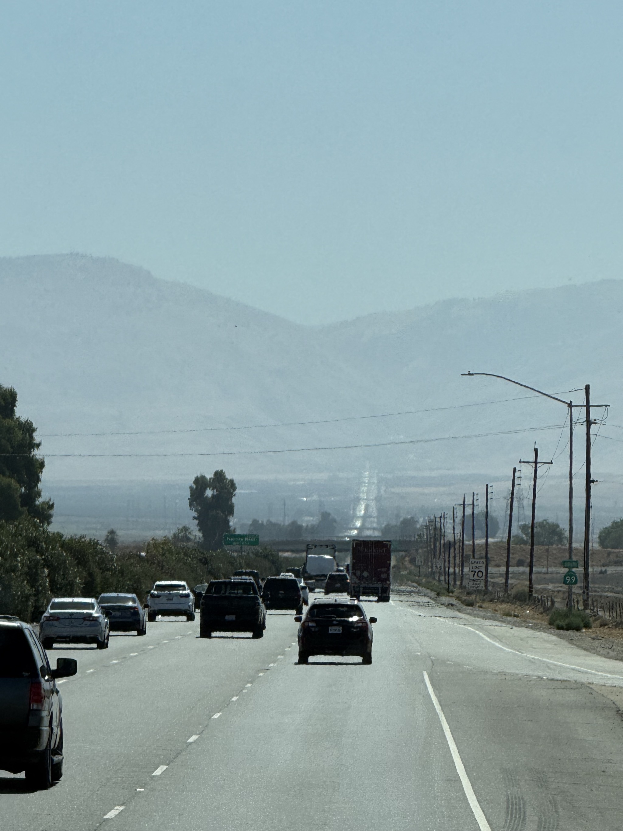 Road disappearing into the distance