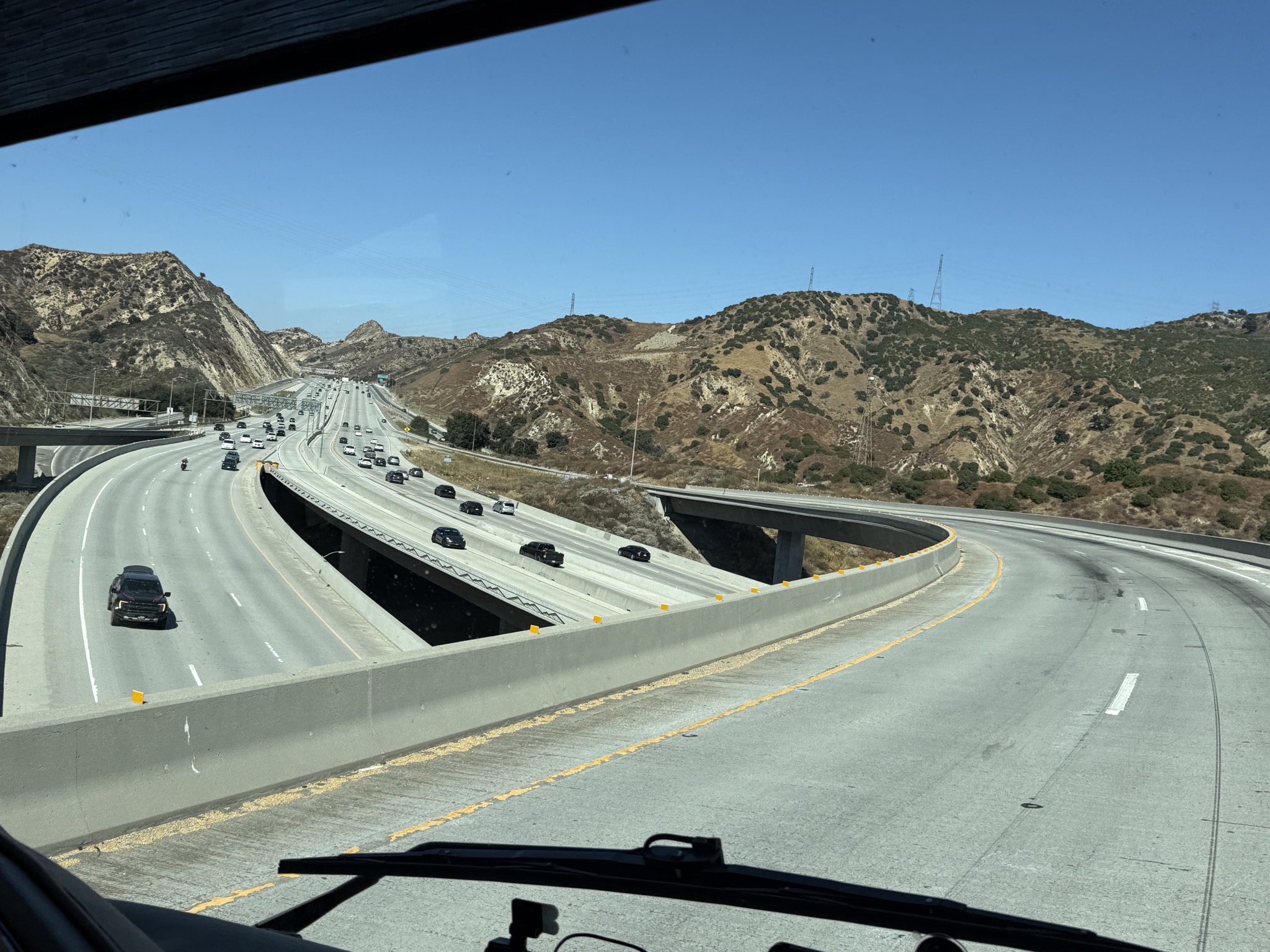 Overpass from I-5 to CA-14