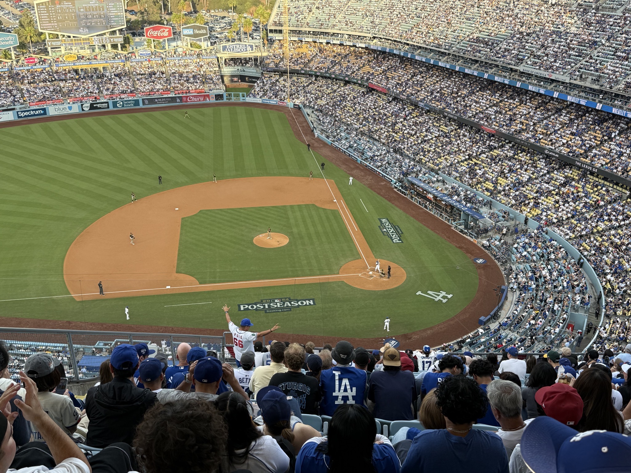 View from our seats
