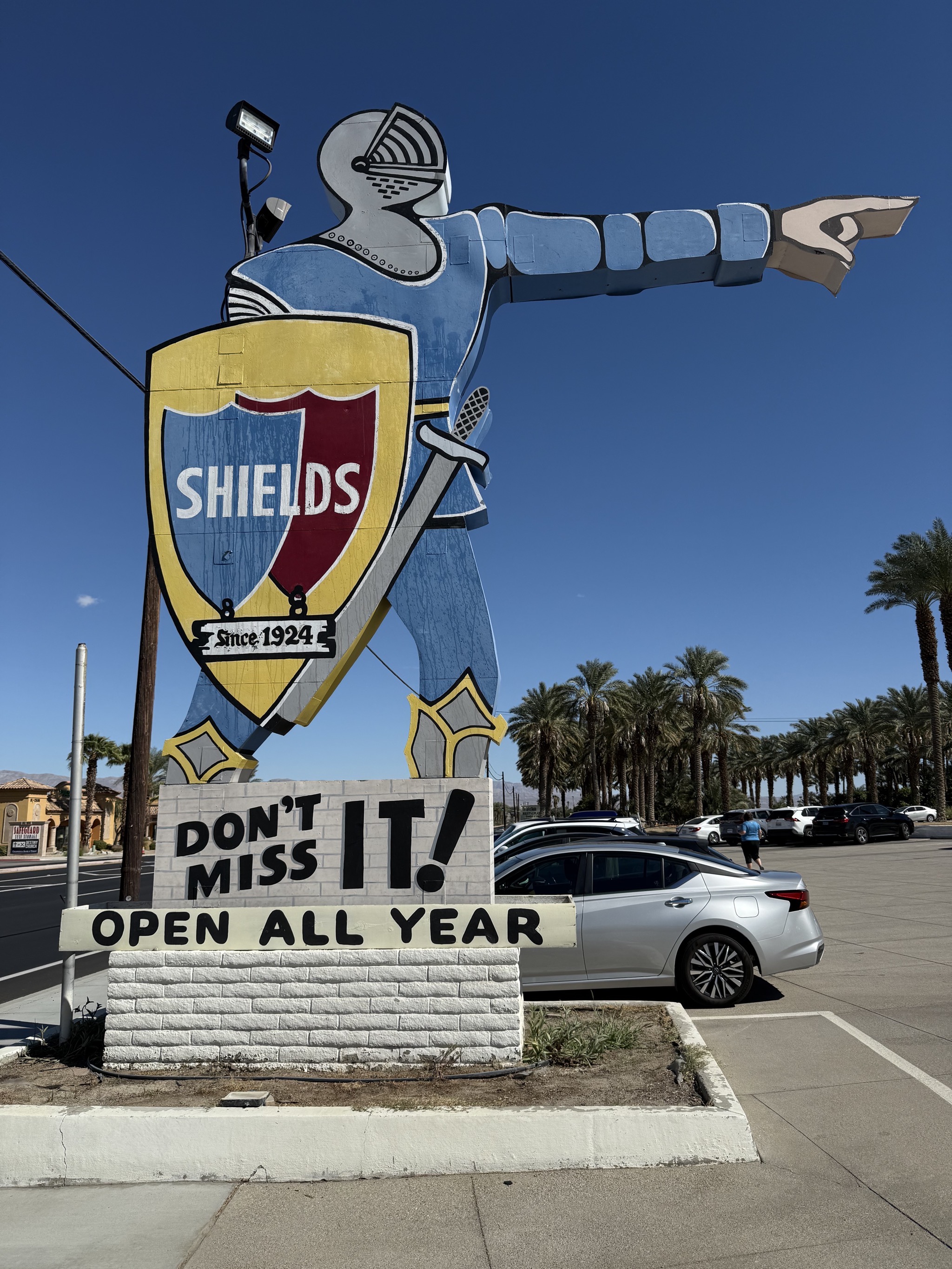 Shields entrance sign