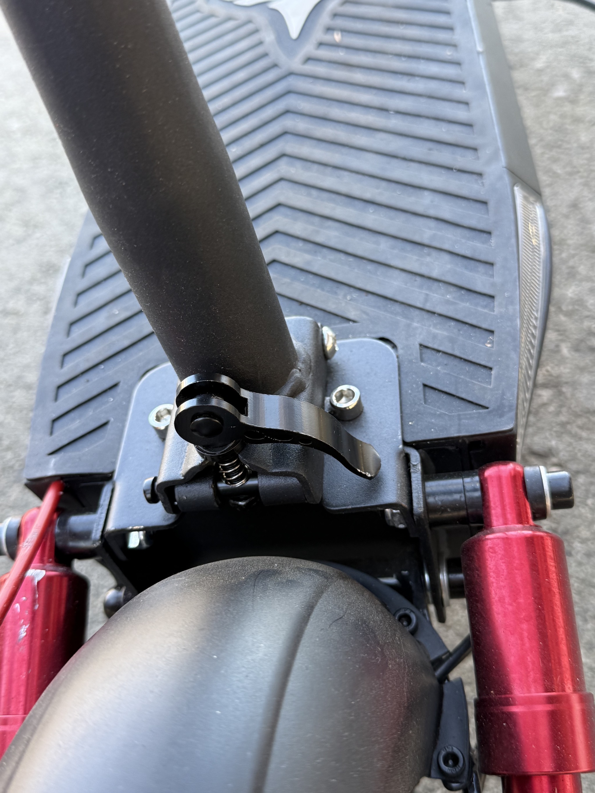 Fold down seat