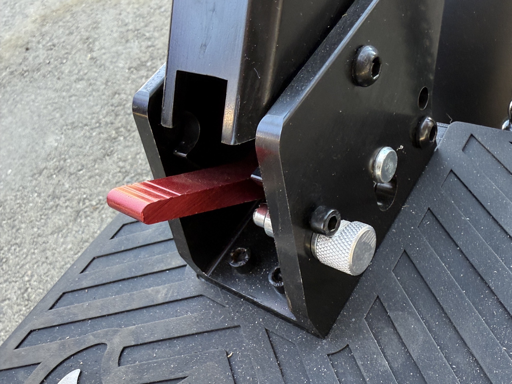 Fold down handlebars lever and lock