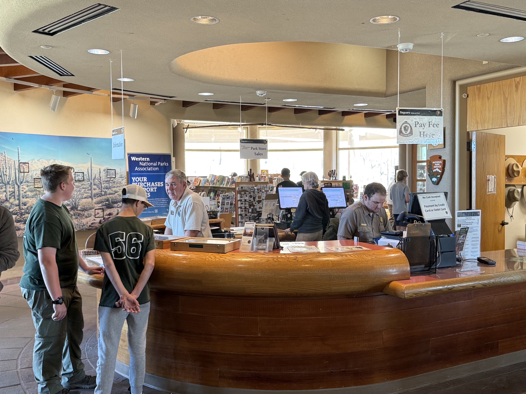 West visitor center