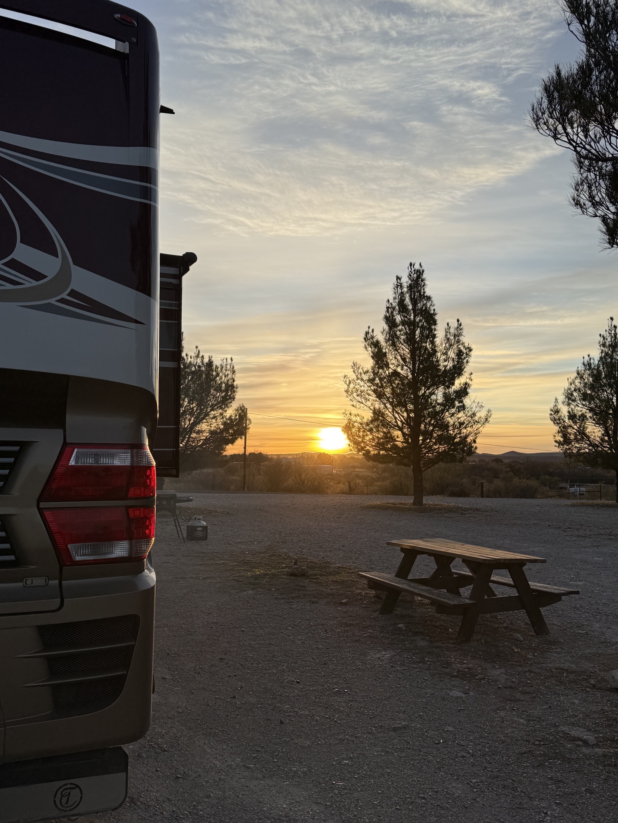 Sunrise on travel day