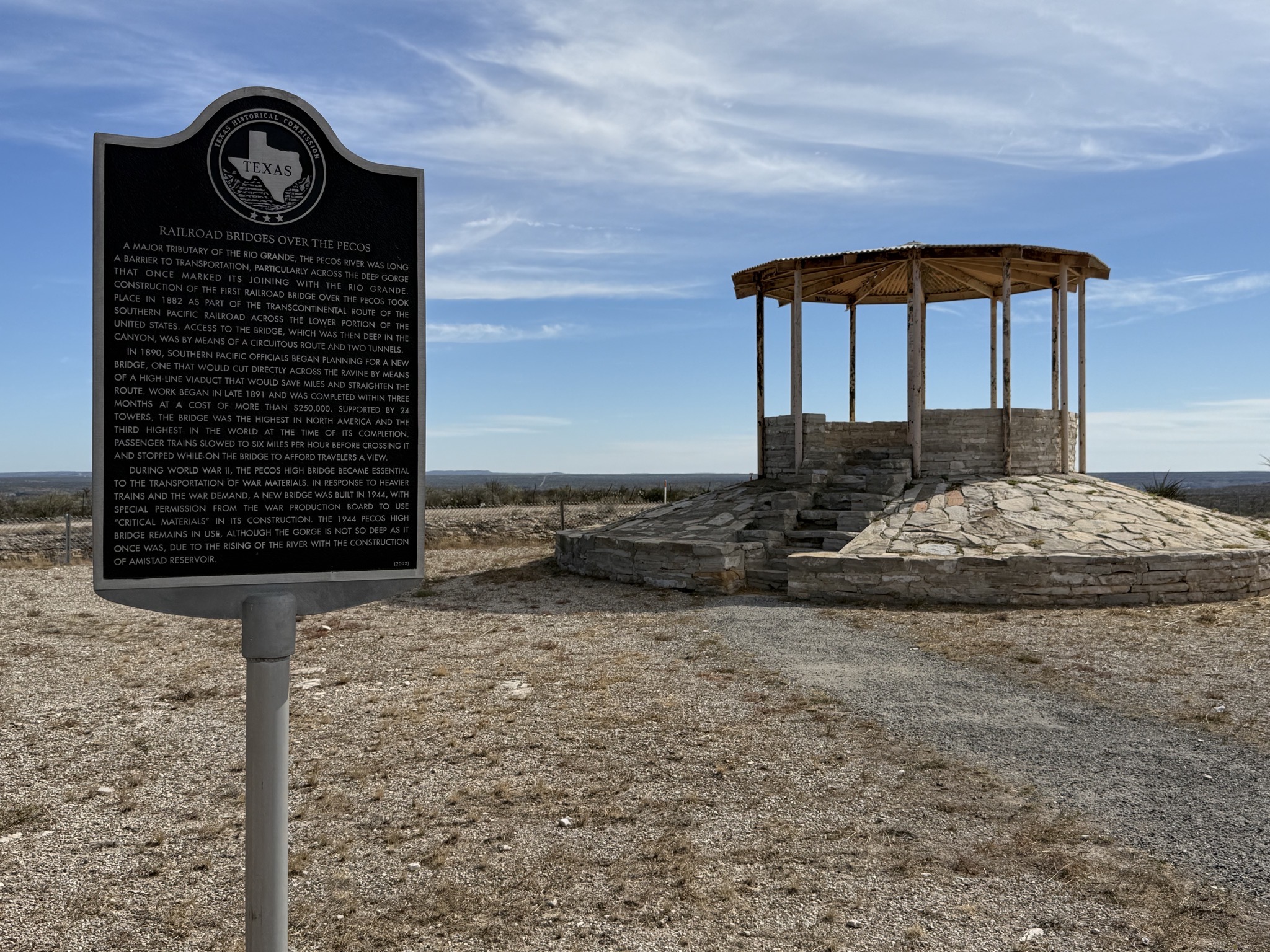 Info sign and lookout