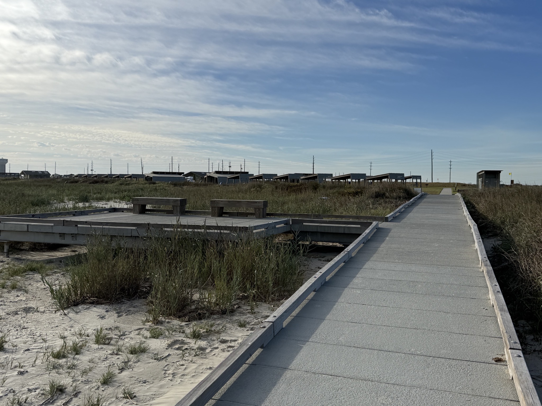 Boardwalk to day use area