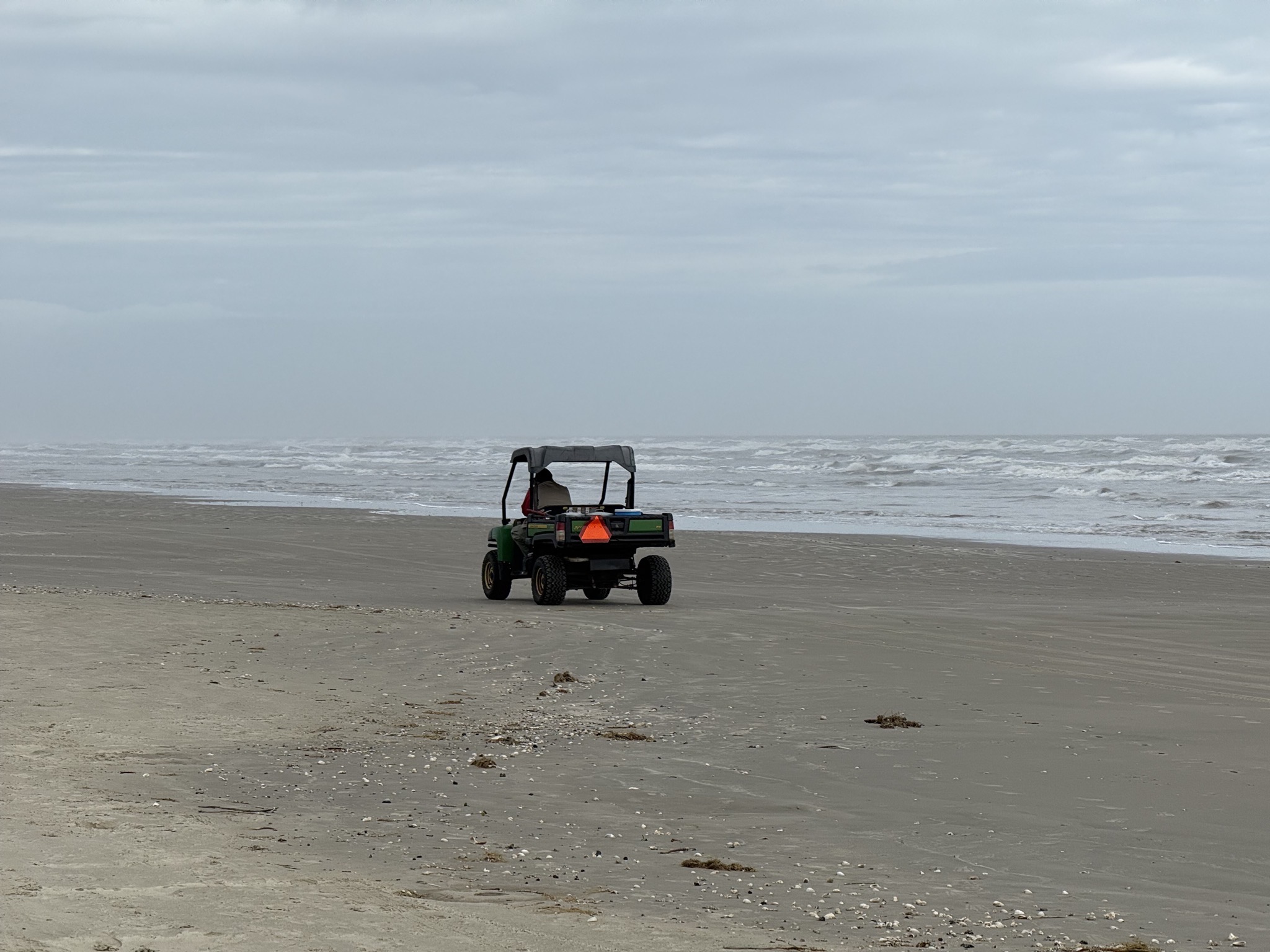 Ranger patroling on the beach