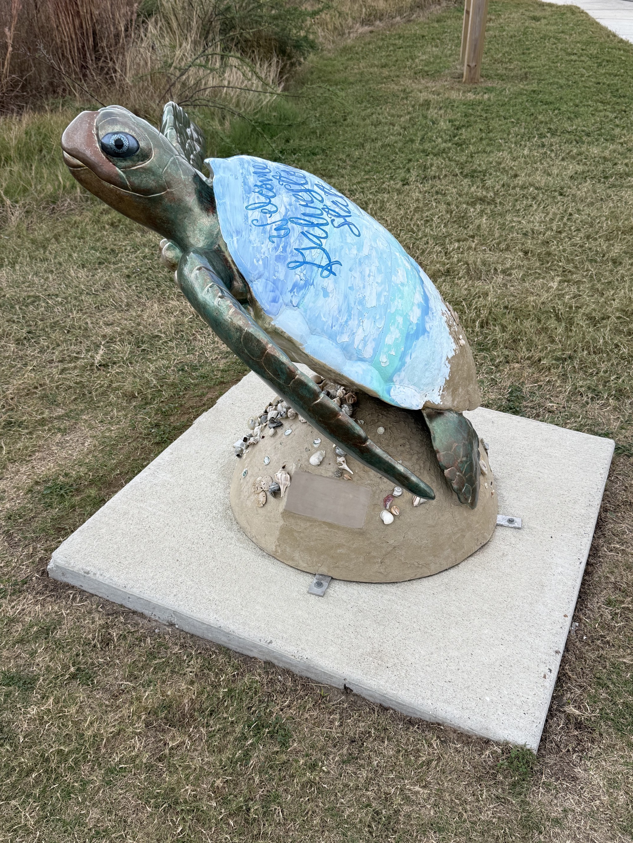 Turtle sculpture