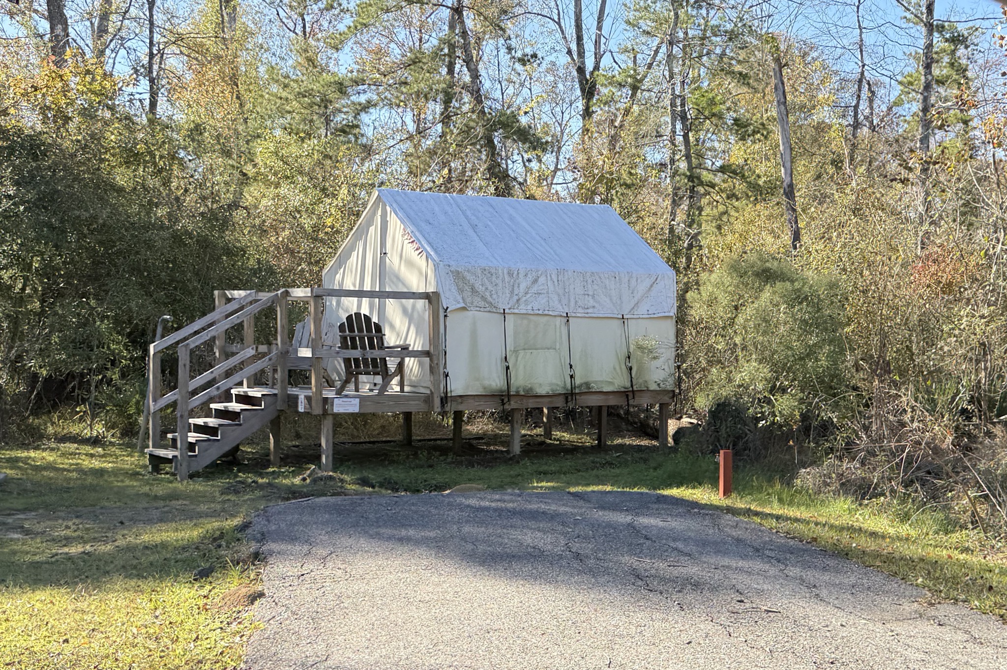 Glamping tent