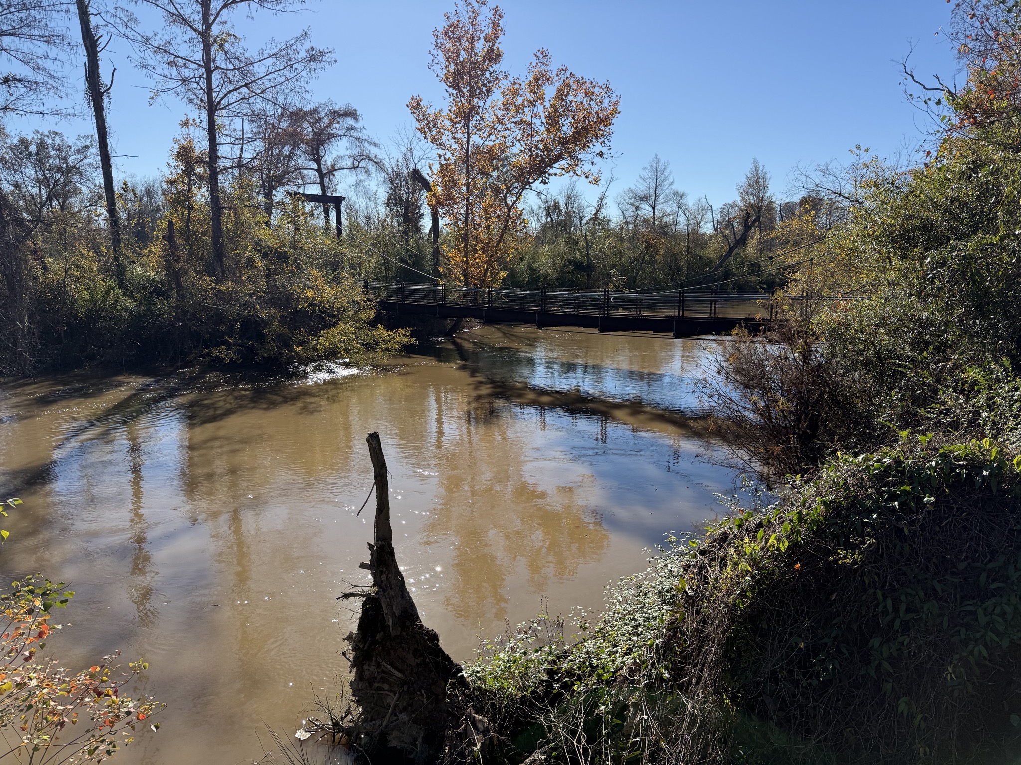Tickfaw River and bridge
