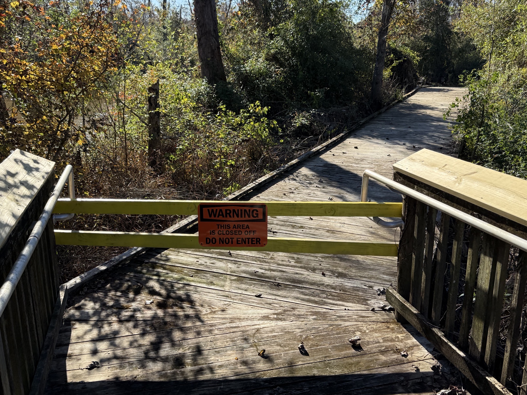 Closed area