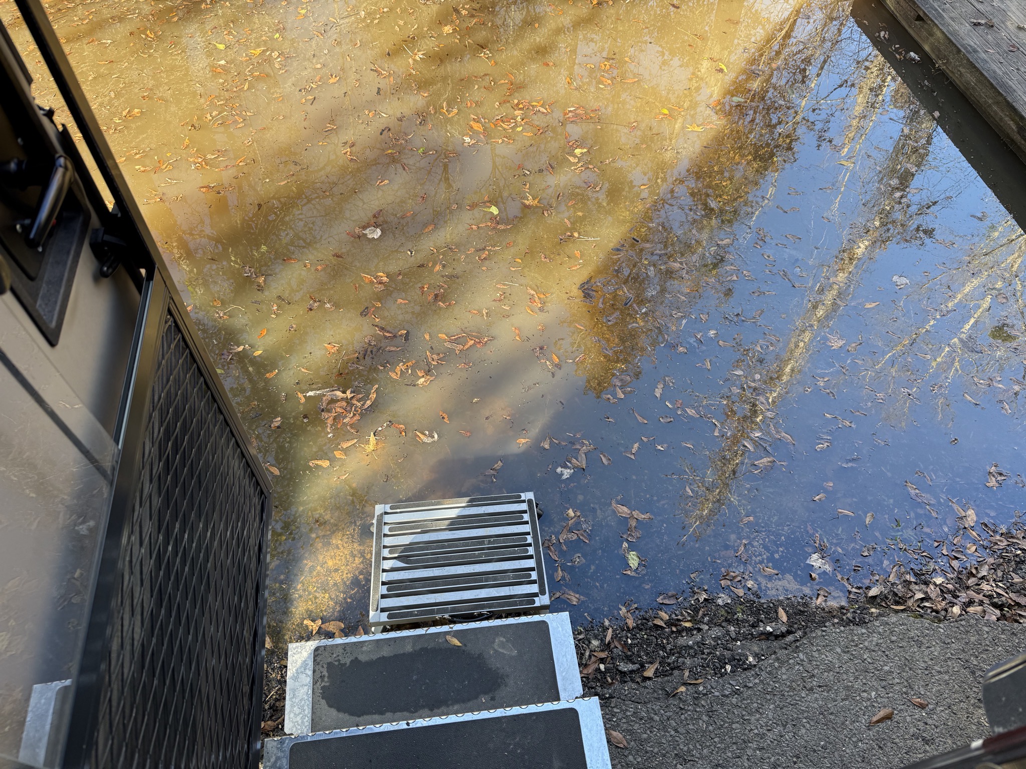 Flooded site