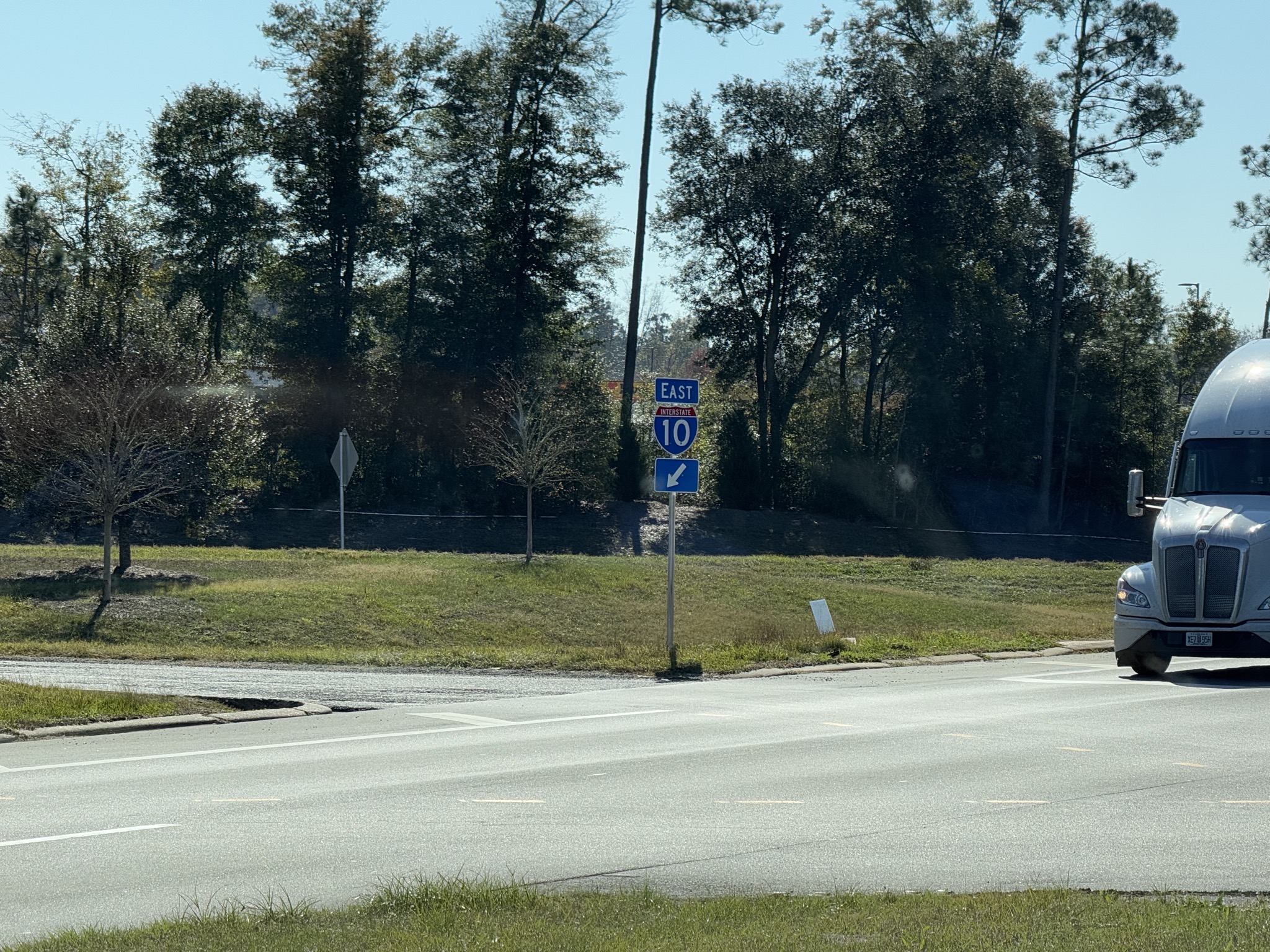 Entering I-10 East