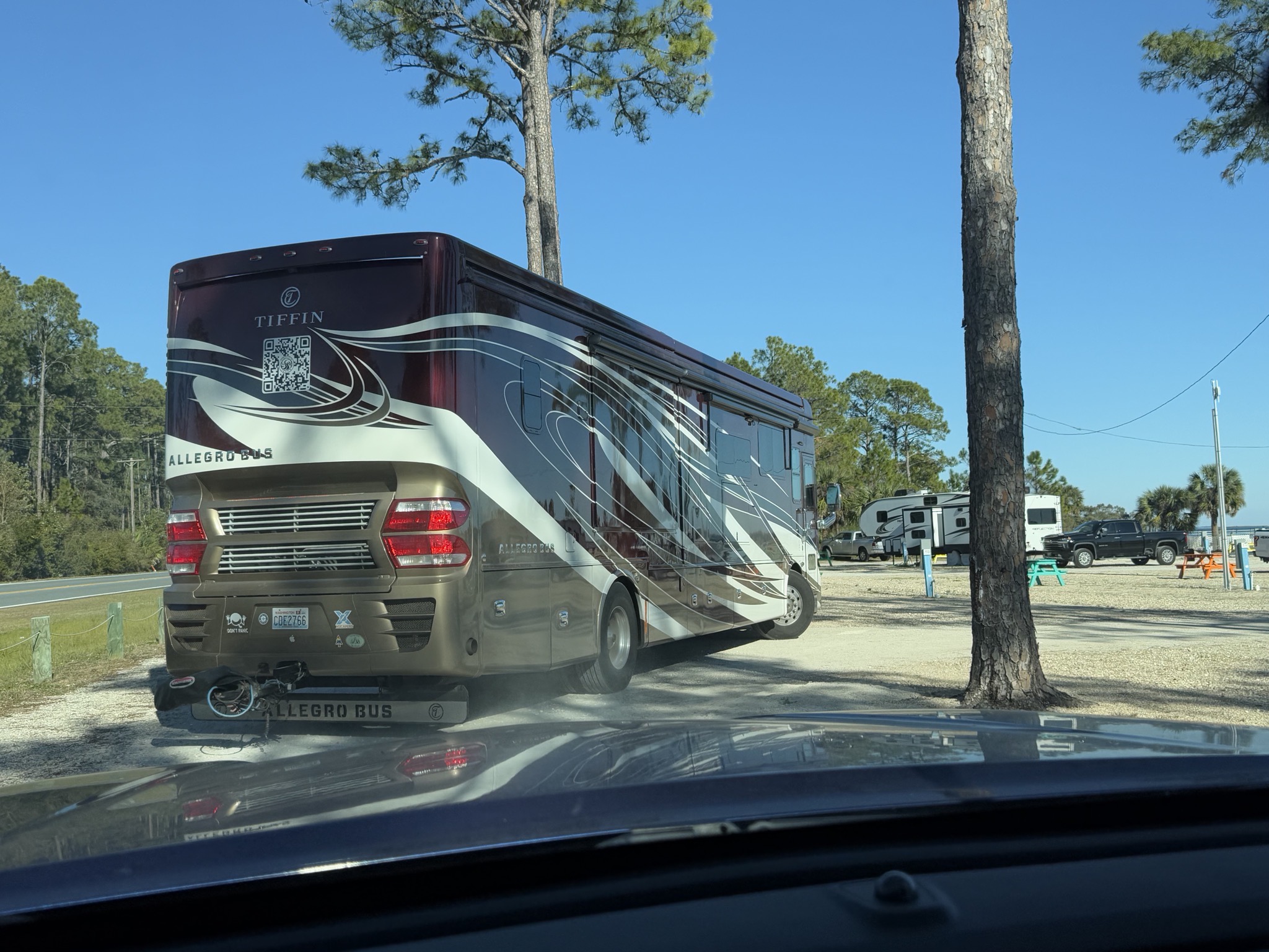 Following coach to our site