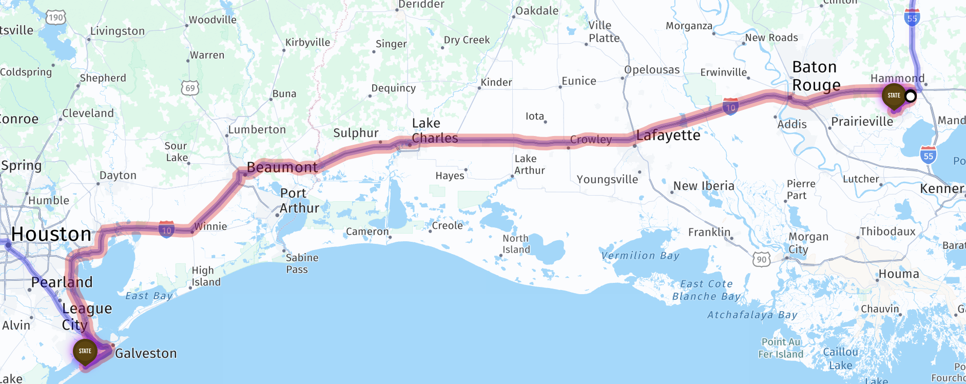 Route map