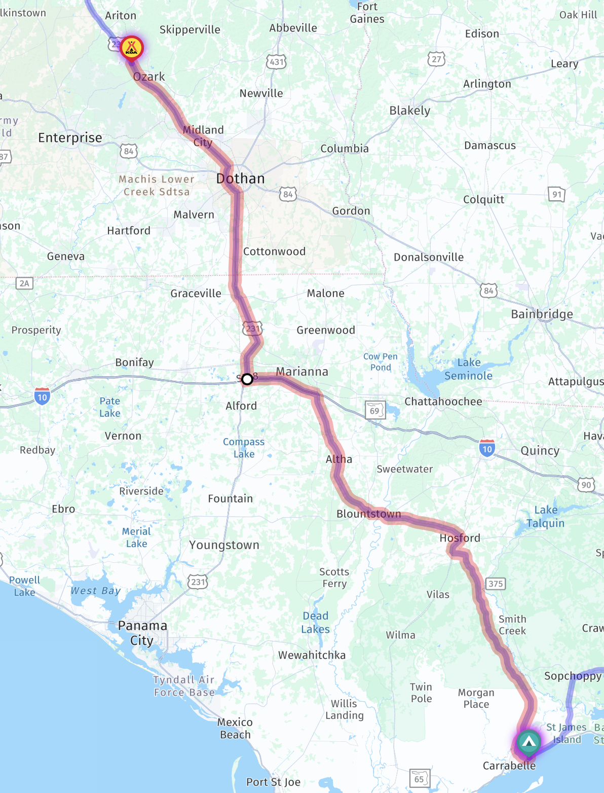 Route map