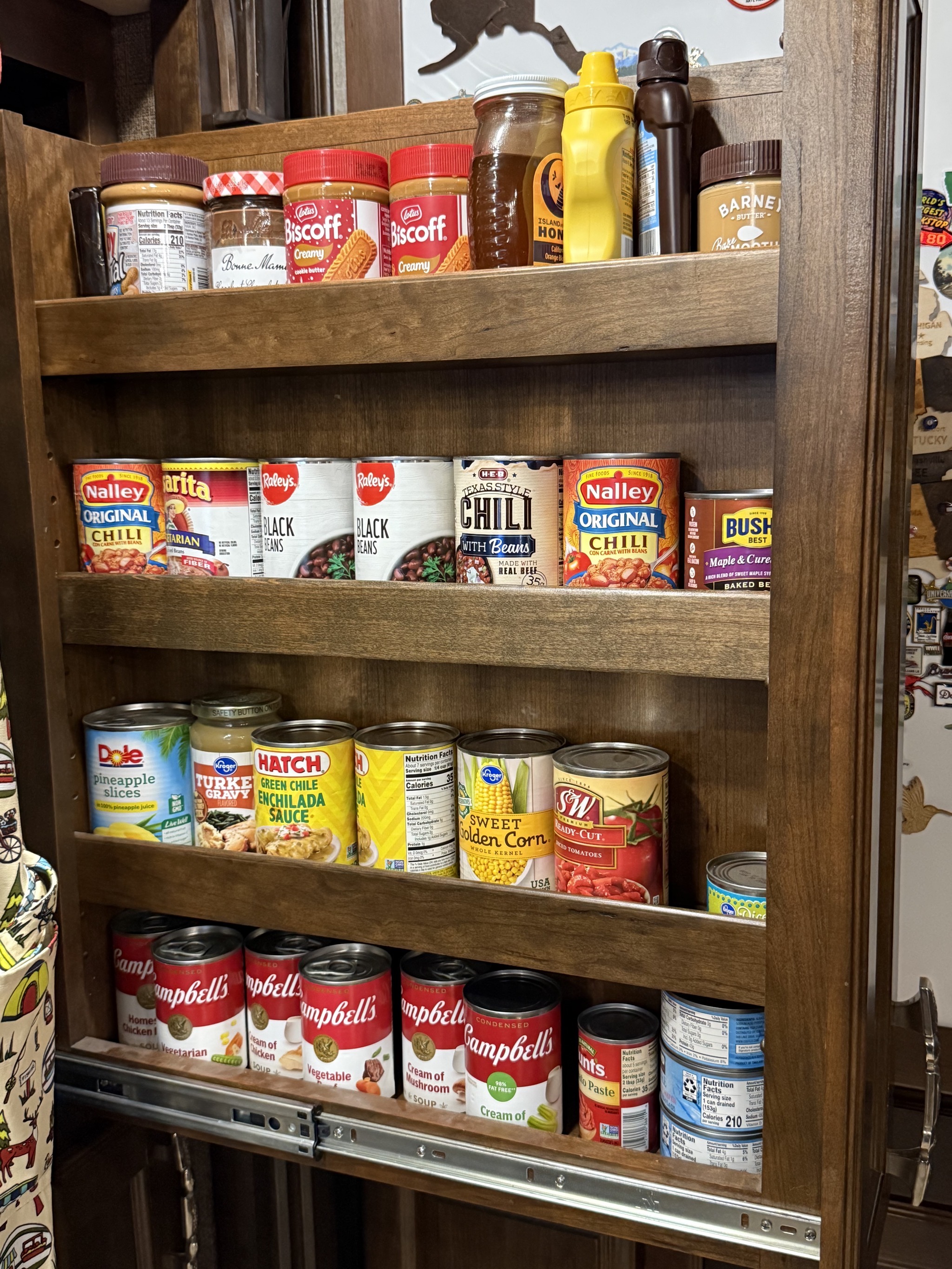 Pantry shelves