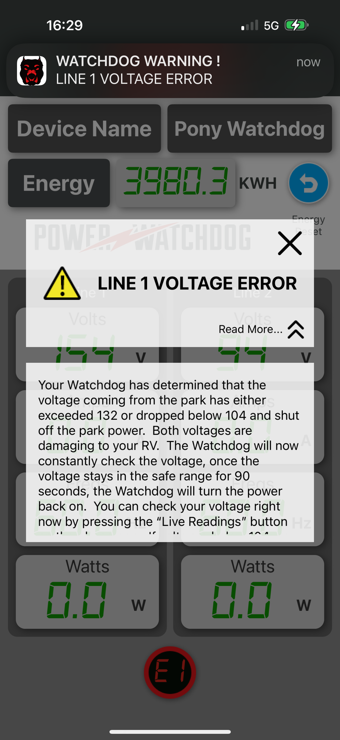 Electrical issue