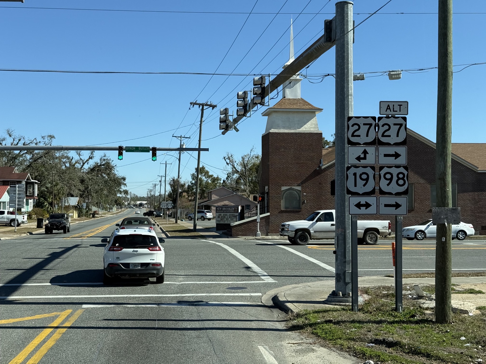 Turning right in Perry