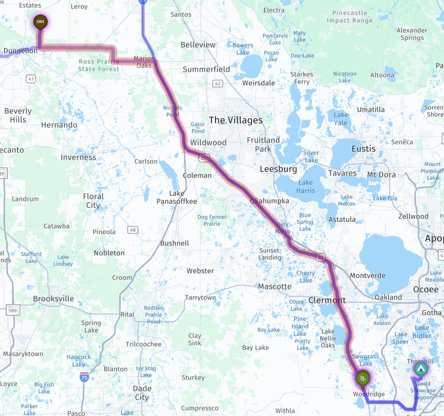 Route map