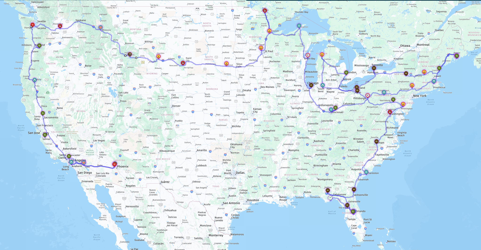 Route map 2025