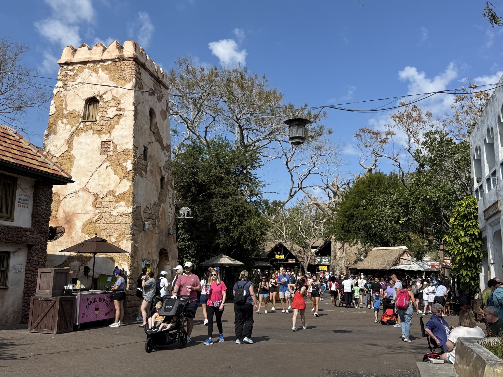 Heading to safari ride
