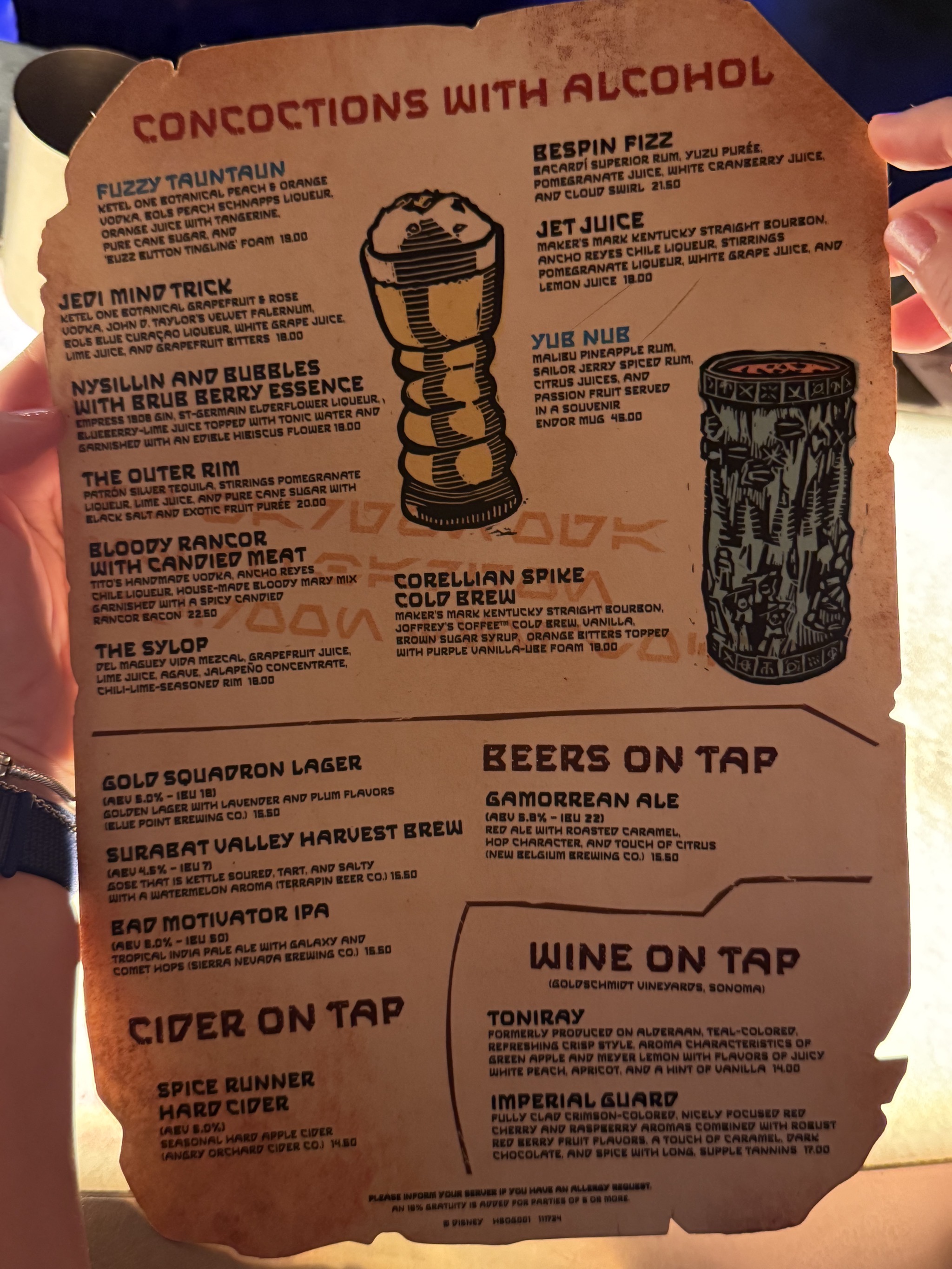 Oga's Cantina for lunch