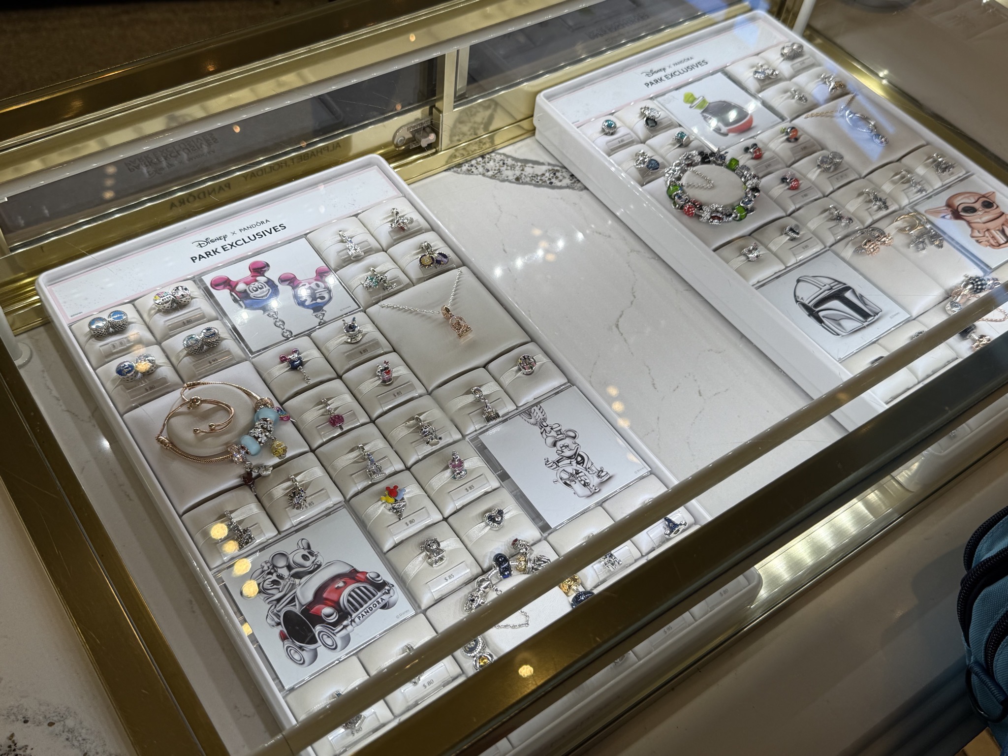 Pandora store for a couple of charms for Jenn