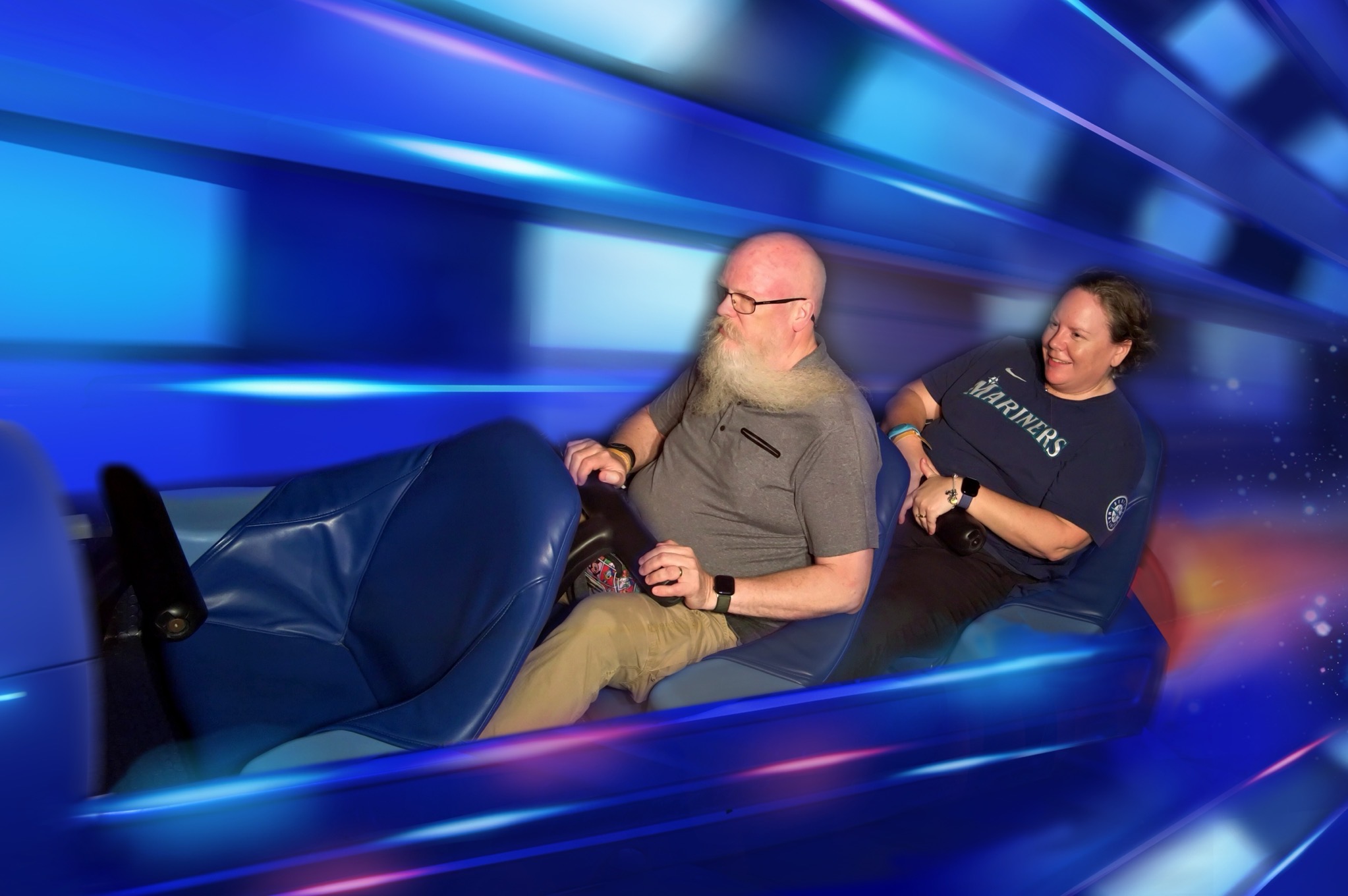 Space Mountain ride