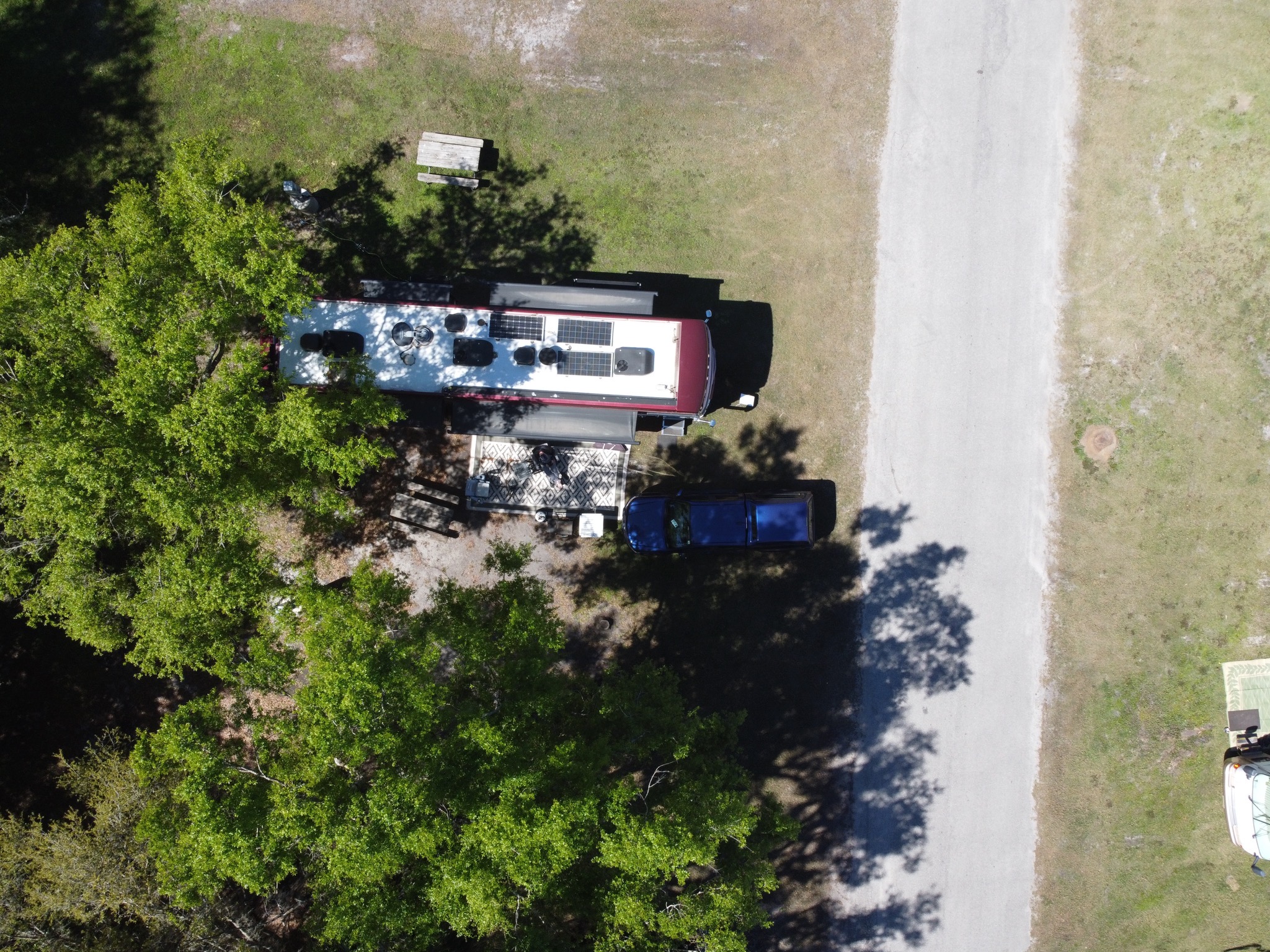 Aerial view of our site