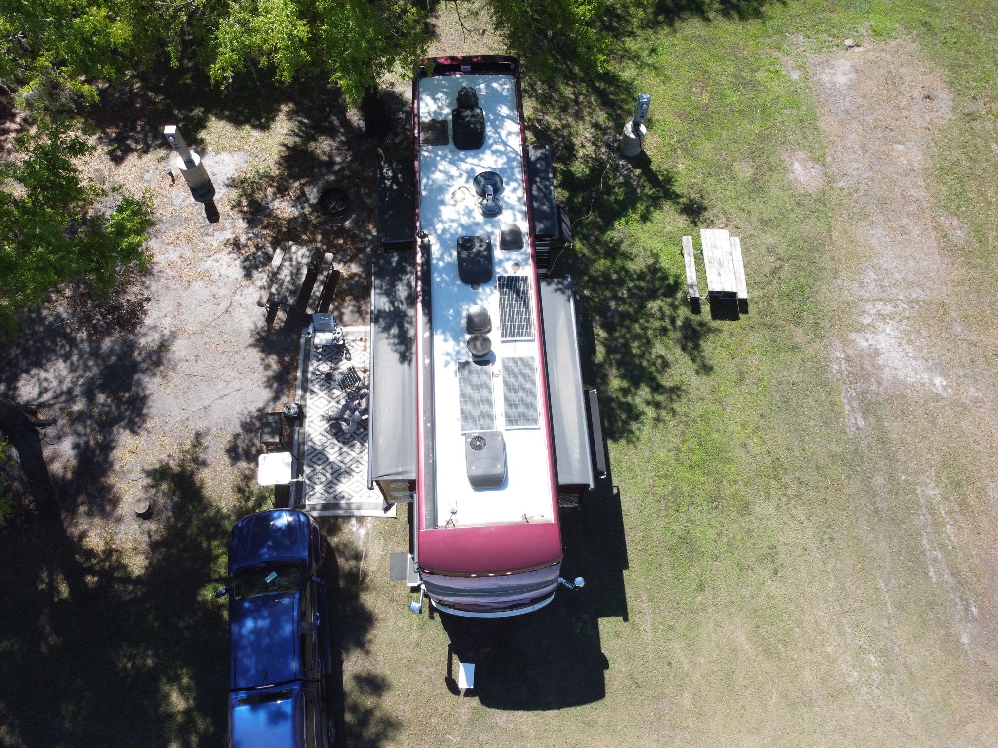 Aerial view of our site