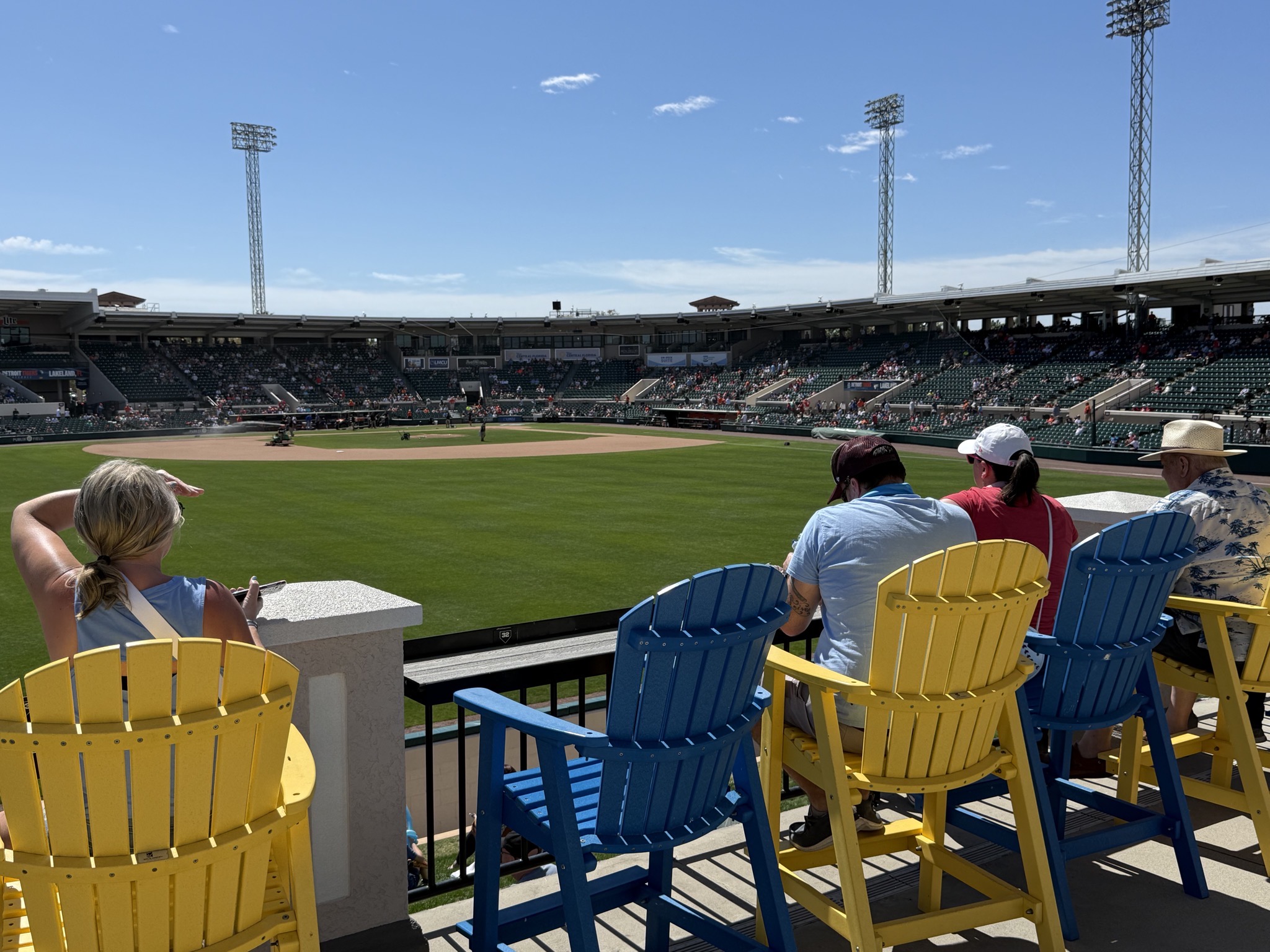 Outfield chairs