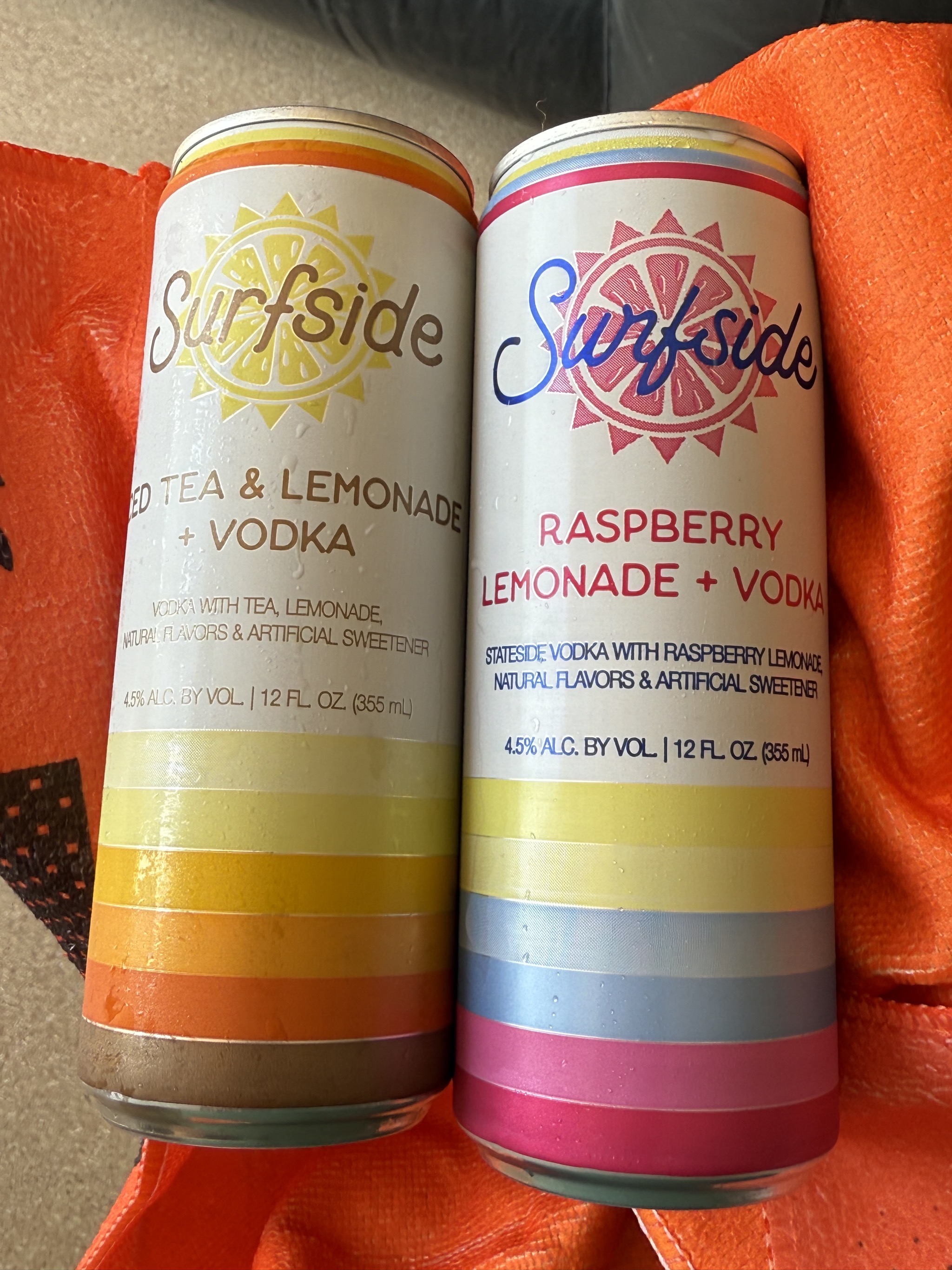 Surfside vodka beverages