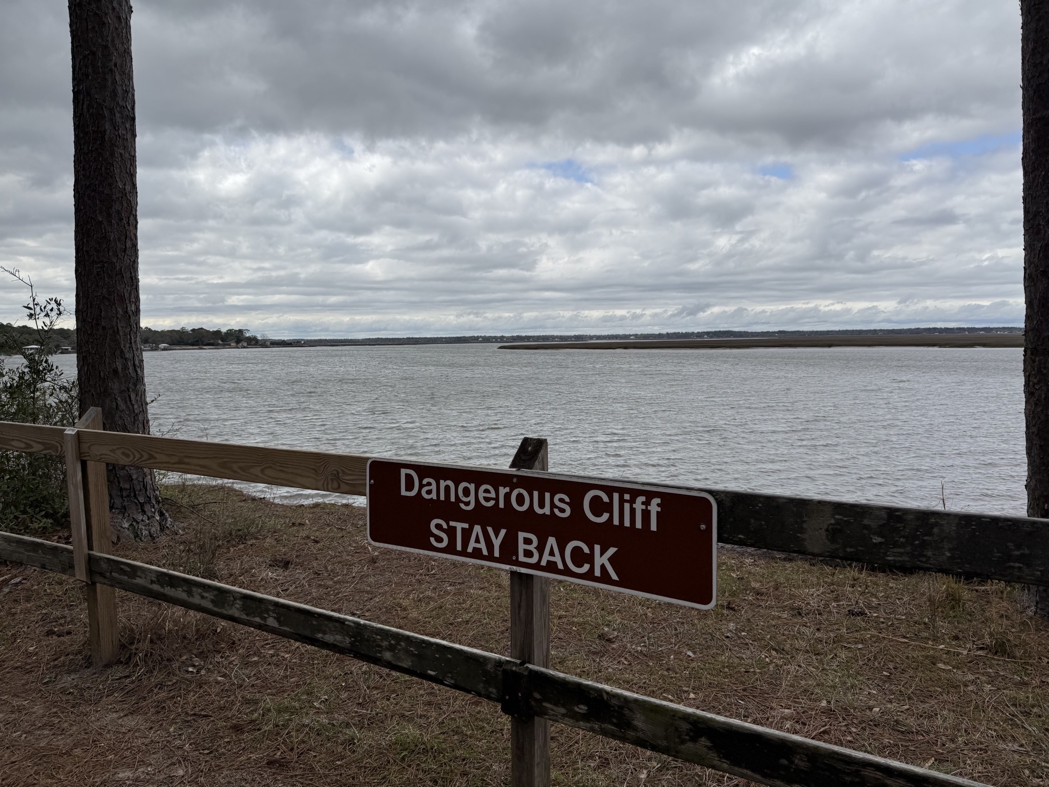 Dangerous cliff