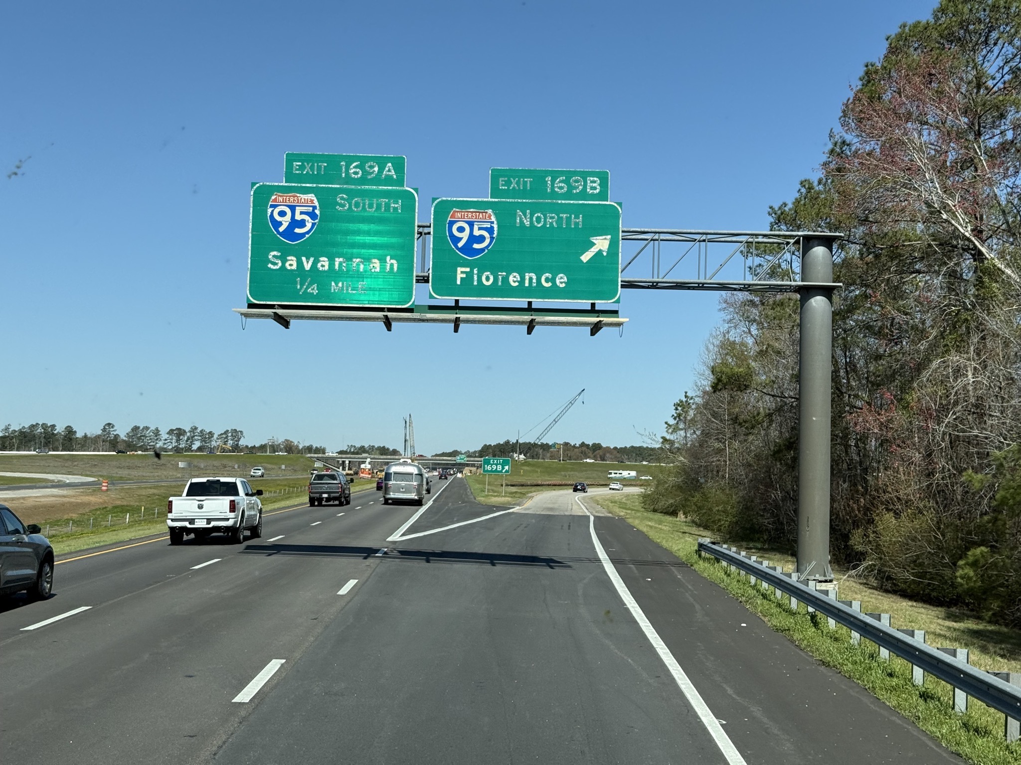 Exit to I-95 North