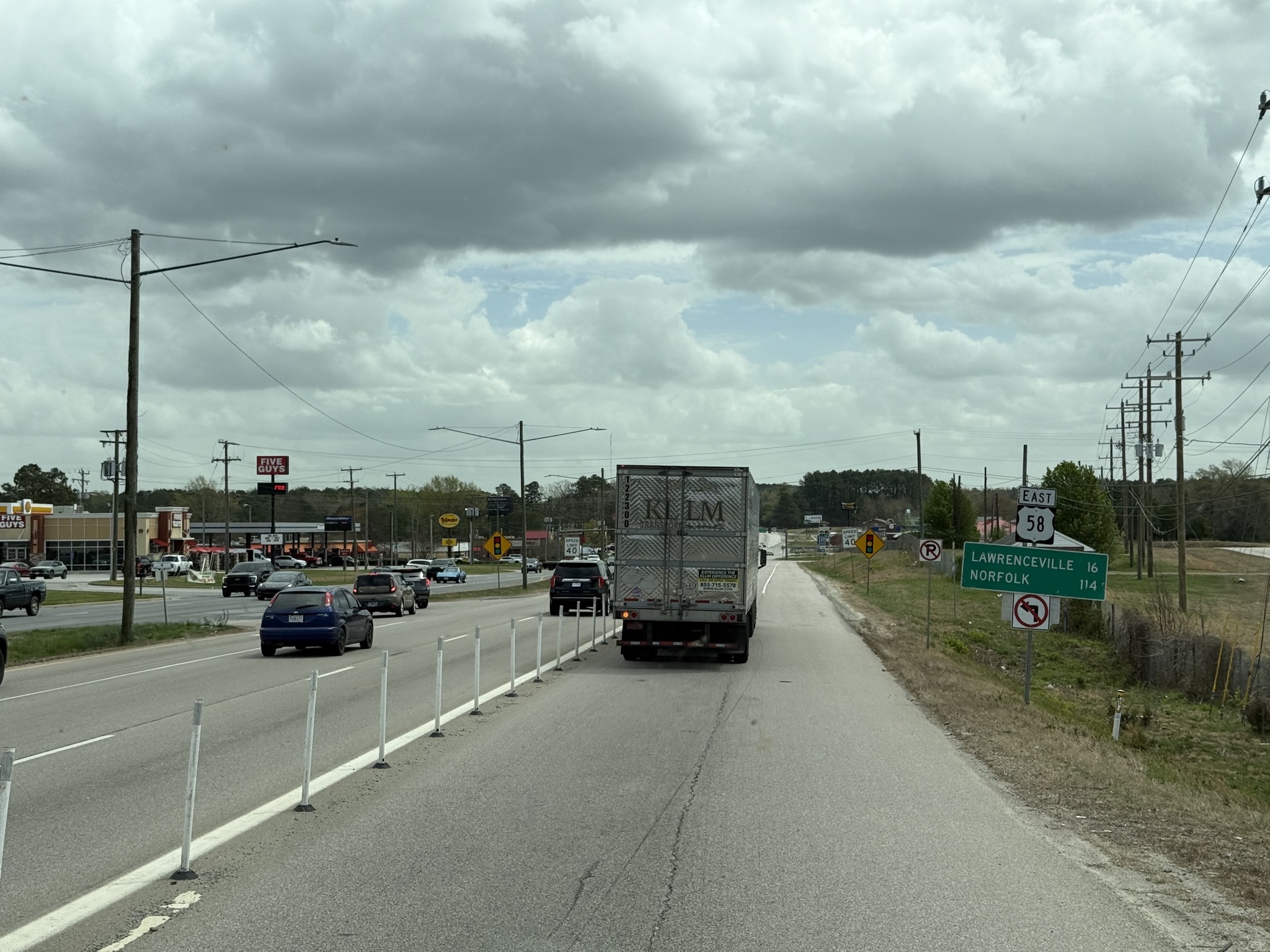 Route 58 East