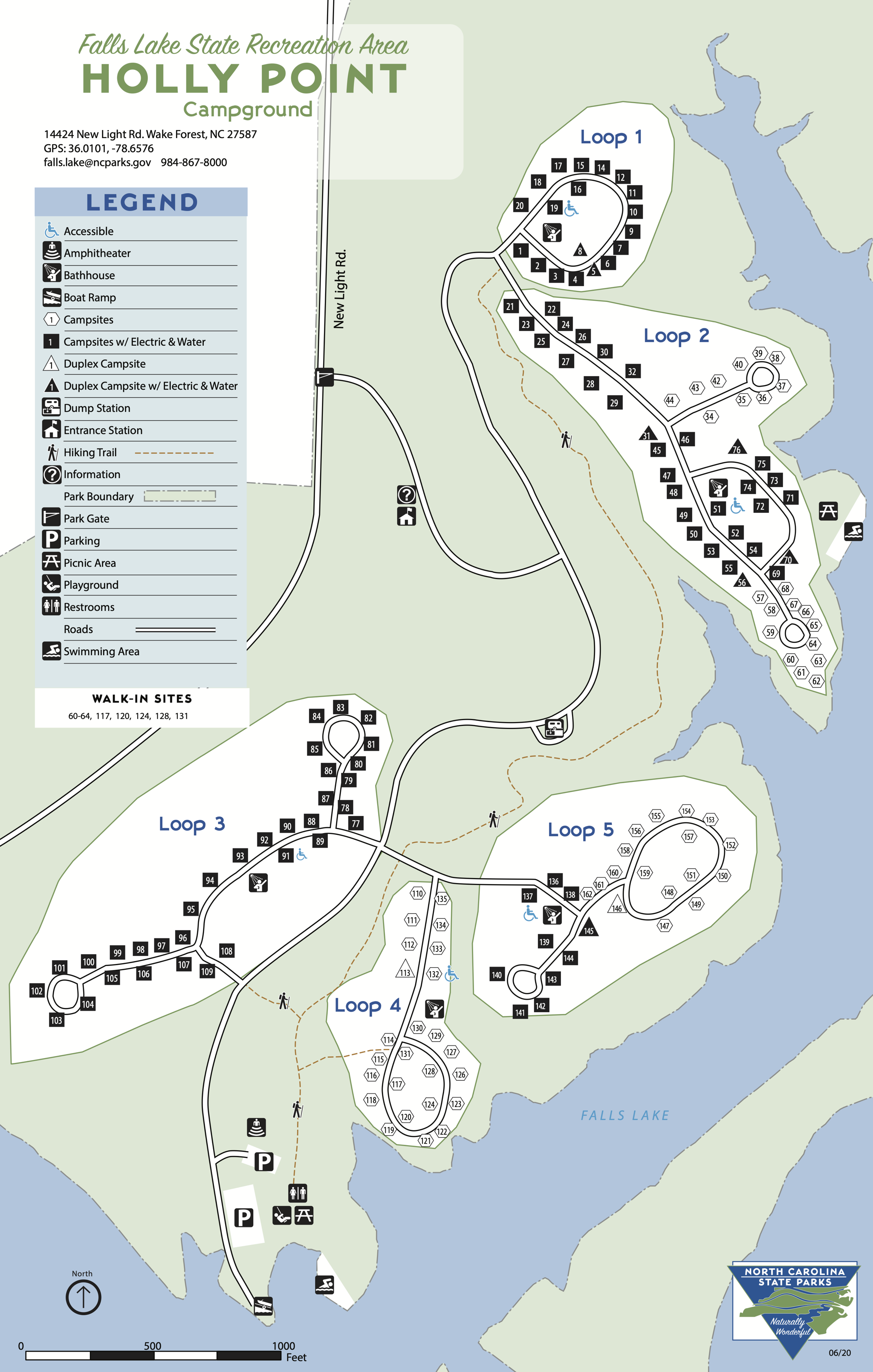 Falls lake state recreation area map