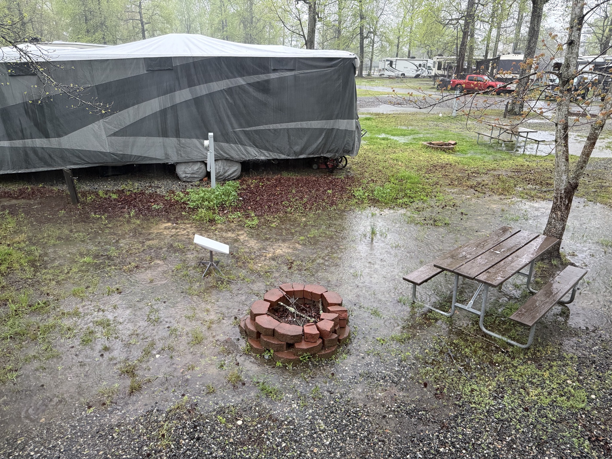 Rainy and flooding