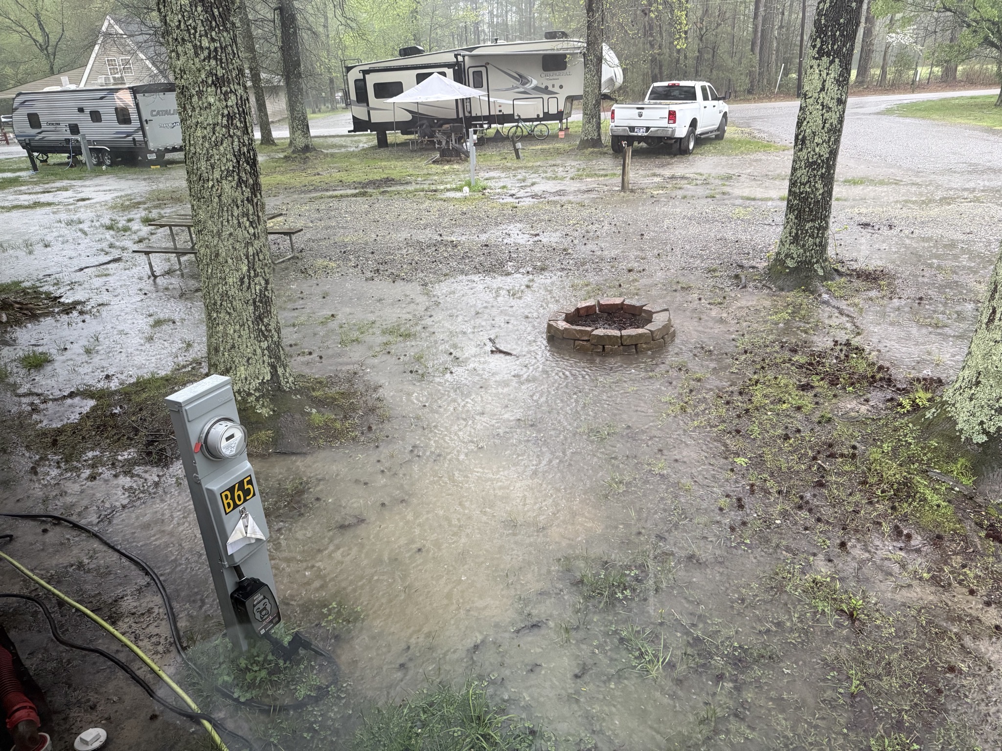 Rainy and flooding