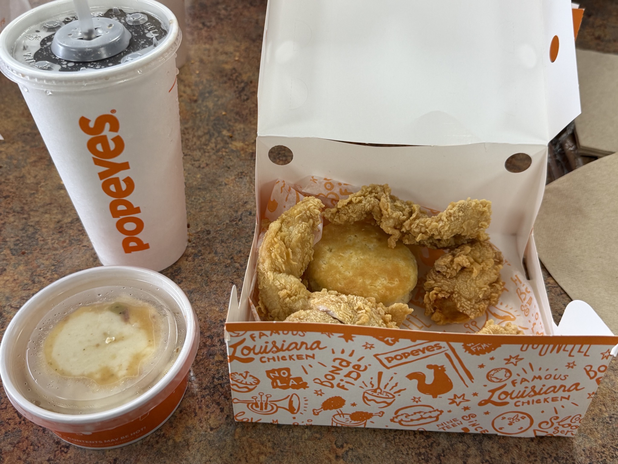 Popeyes for lunch