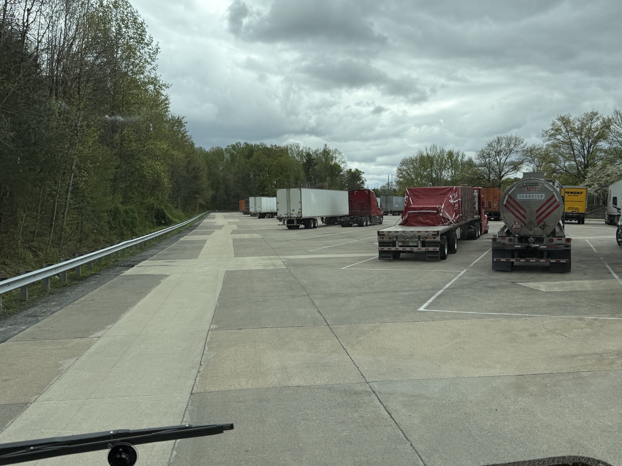Truck rest area