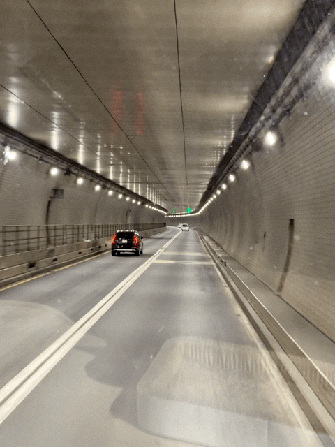 Fort McHenry Tunnel under the Baltimore harbor